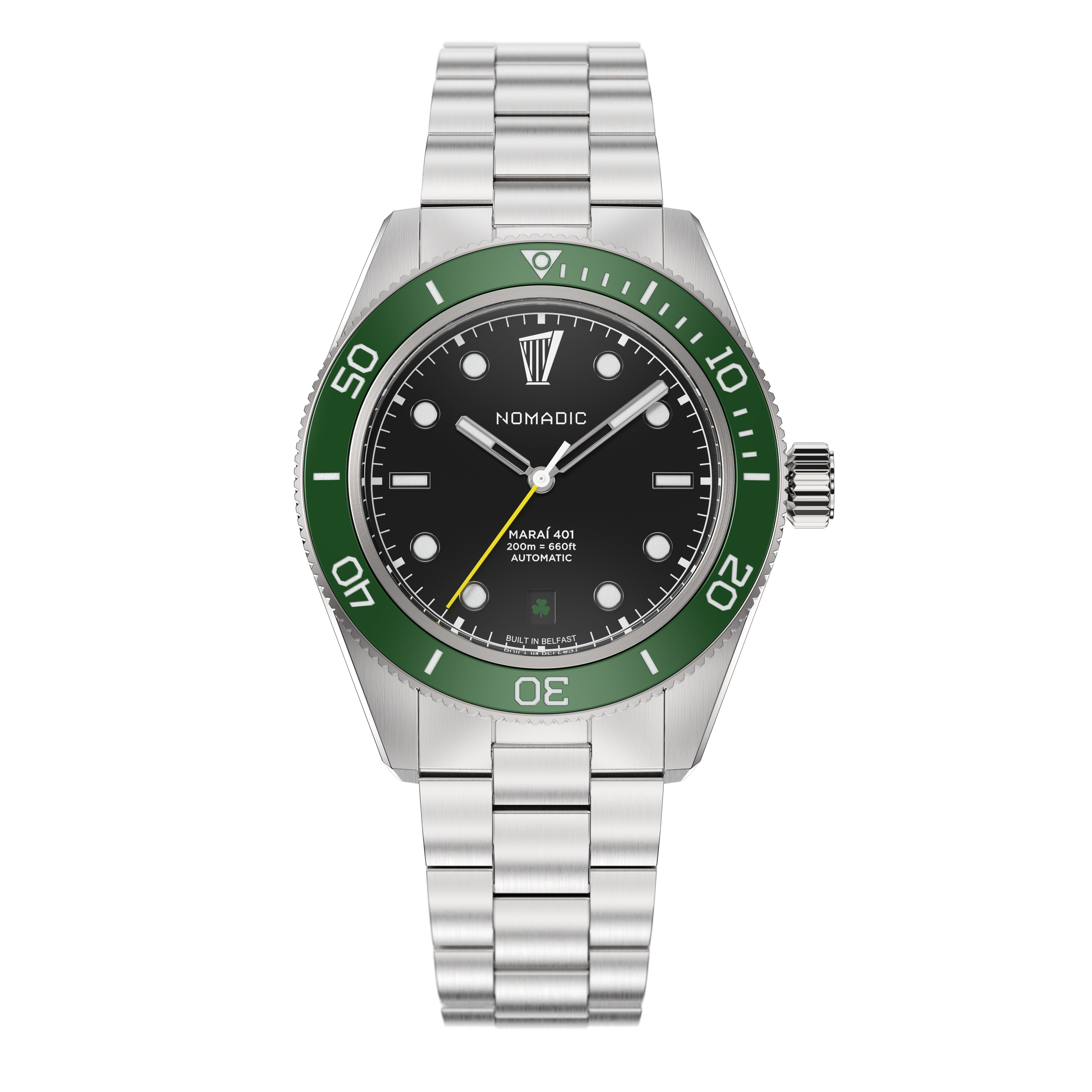 Maraí 401 (40mm) - The Black Shamrock Limited Edition - Dive Watch