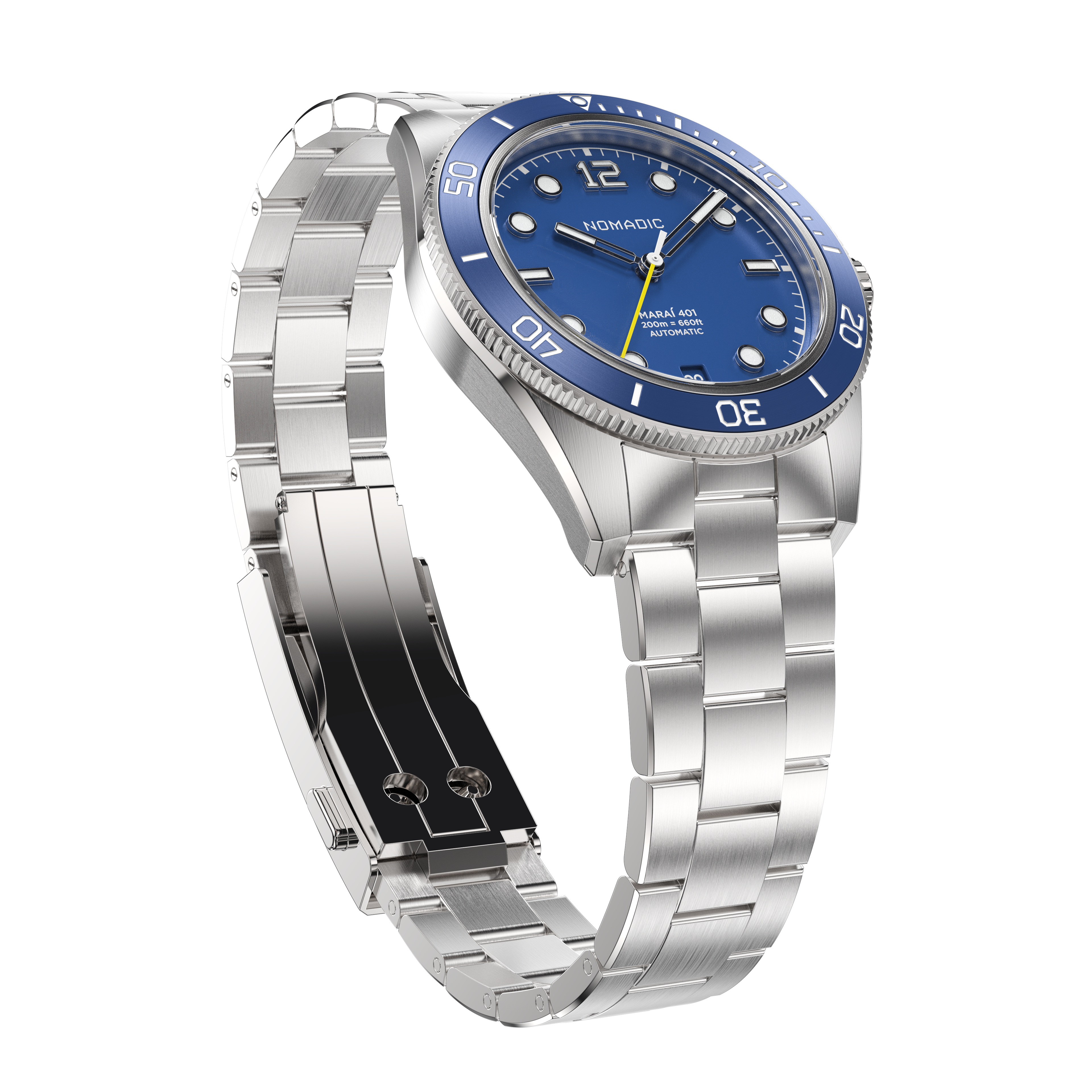 Deep Ocean Blue - Maraí 401 Compact - 36mm Dive Watch (2026 Edition)