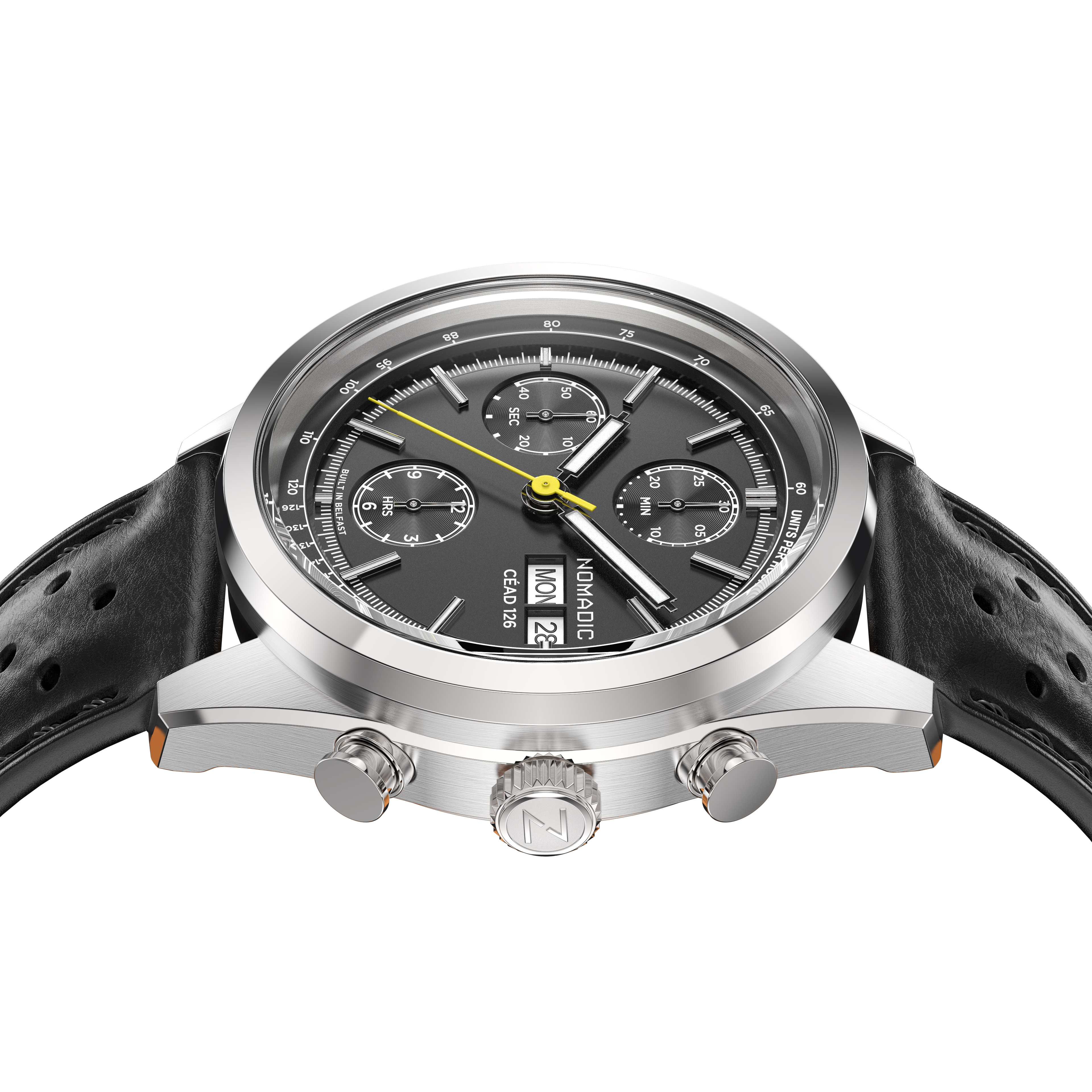 Céad 126 - Pitch Black - Chronograph