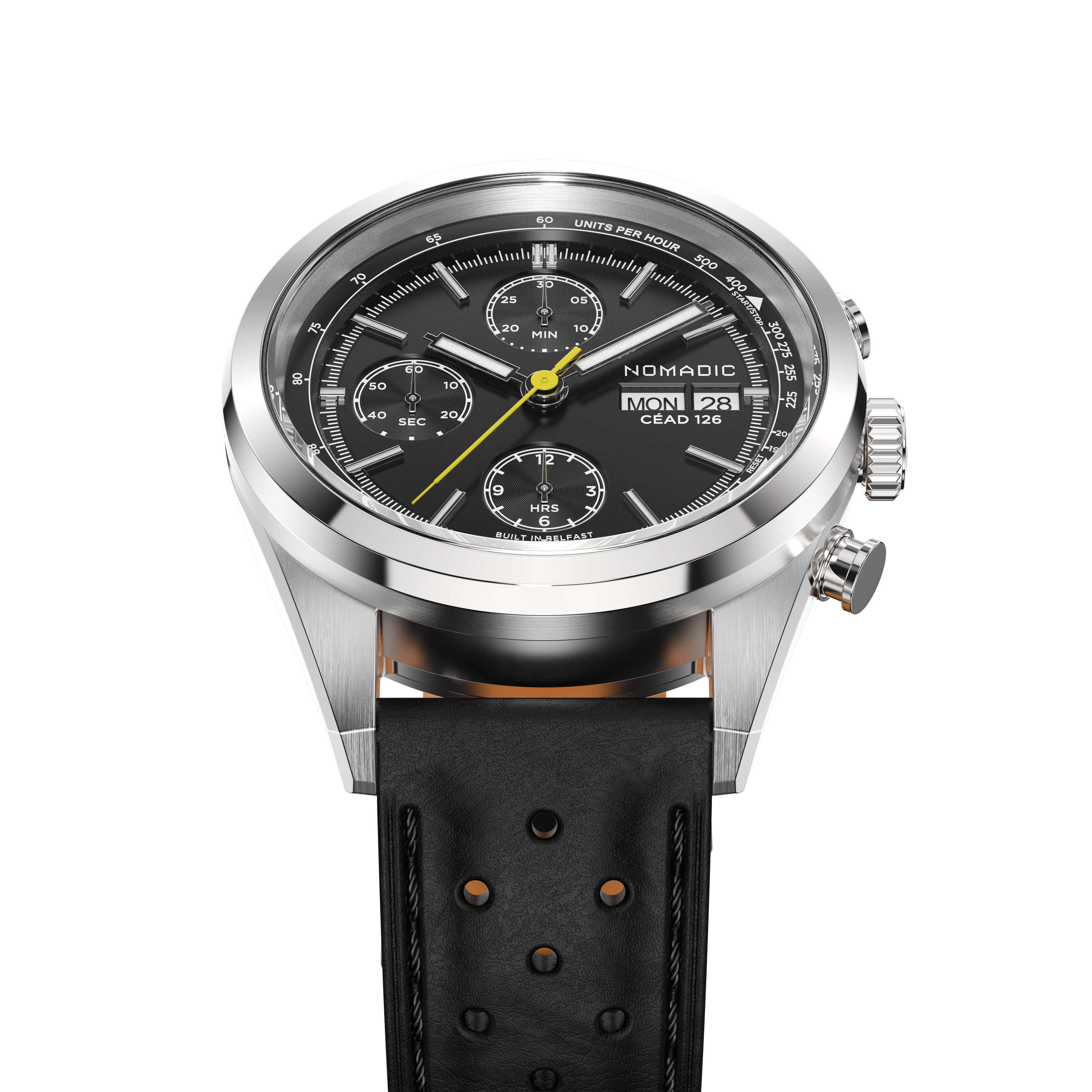 Céad 126 - Pitch Black - Chronograph