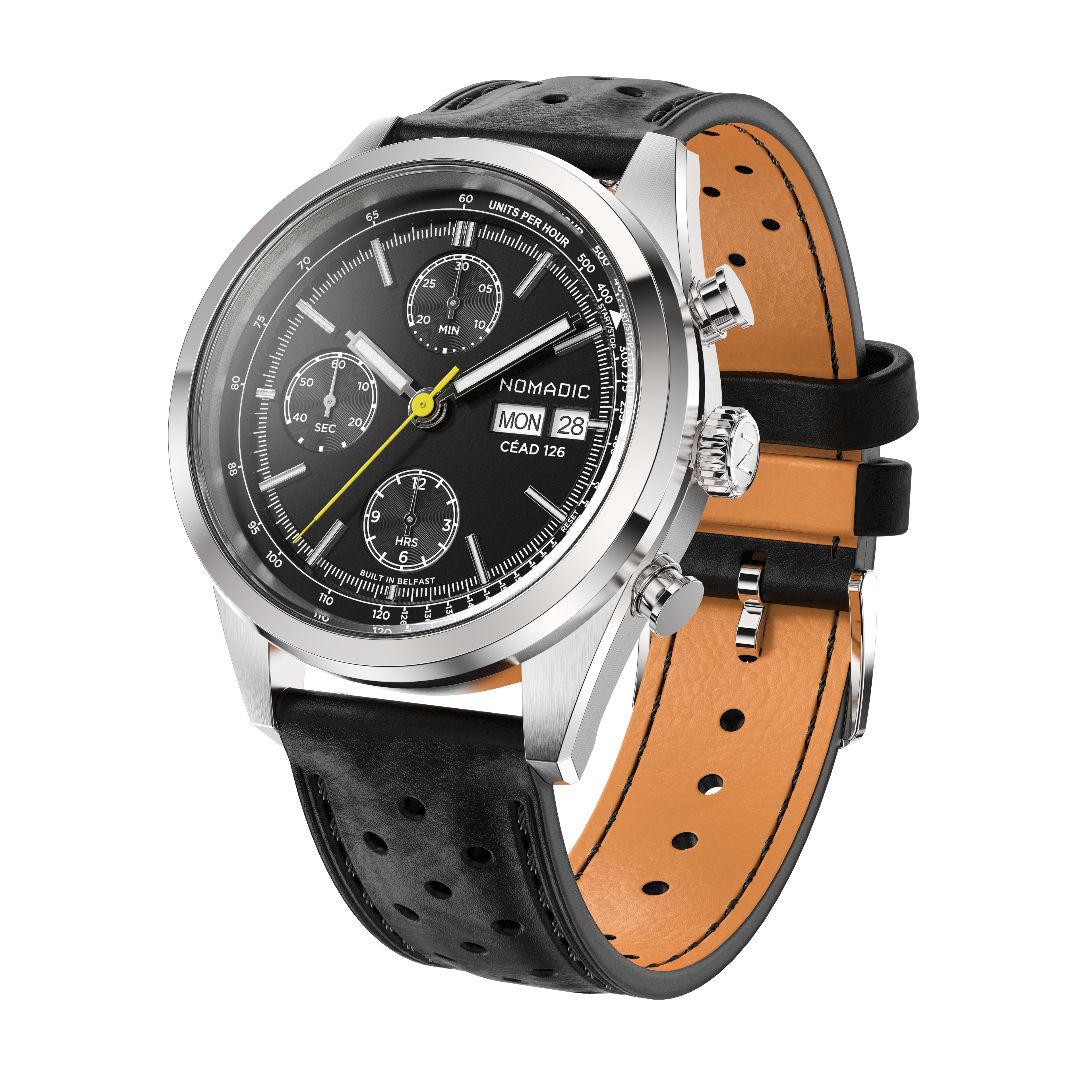 Céad 126 - Pitch Black - Chronograph