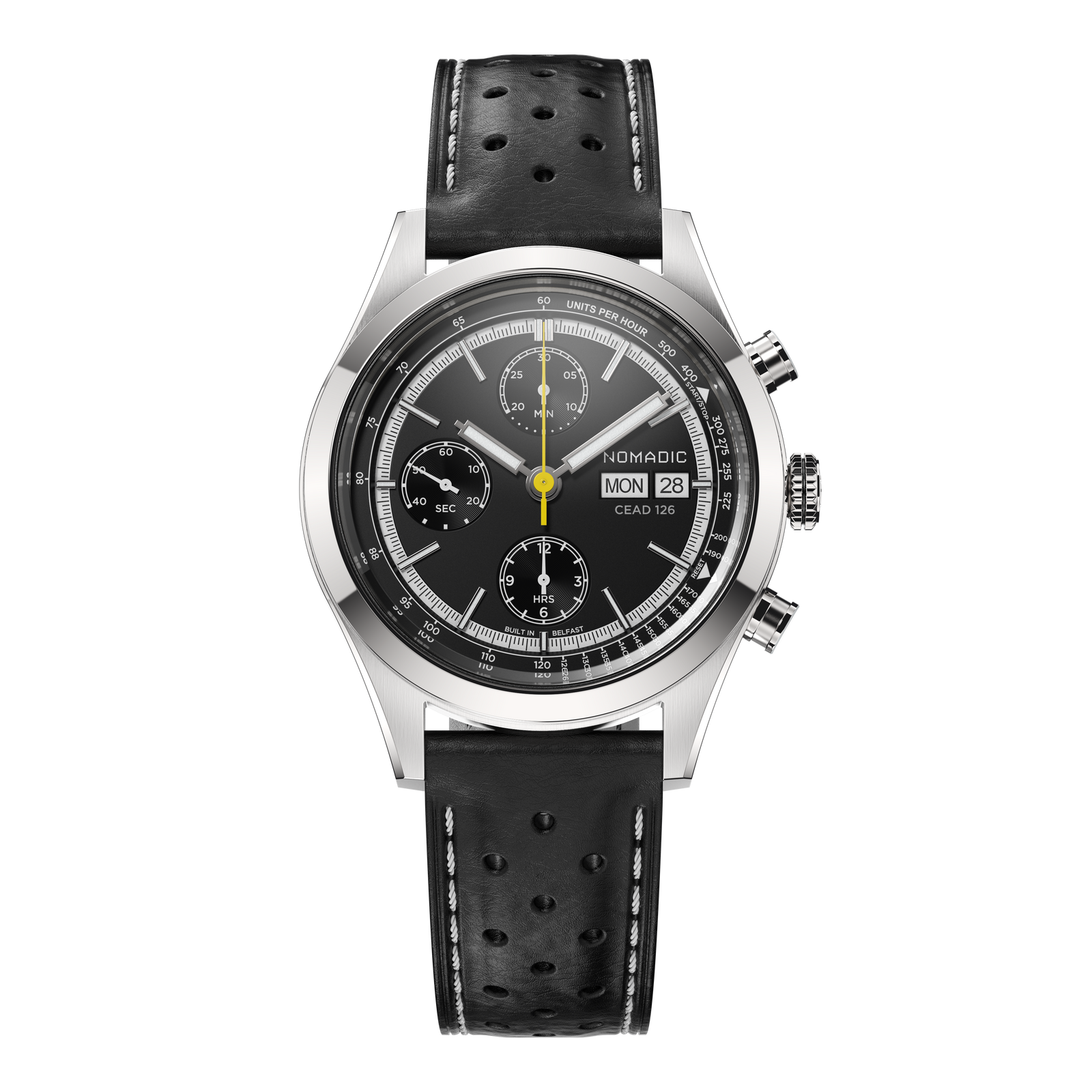 Céad 126 - Pitch Black - Chronograph