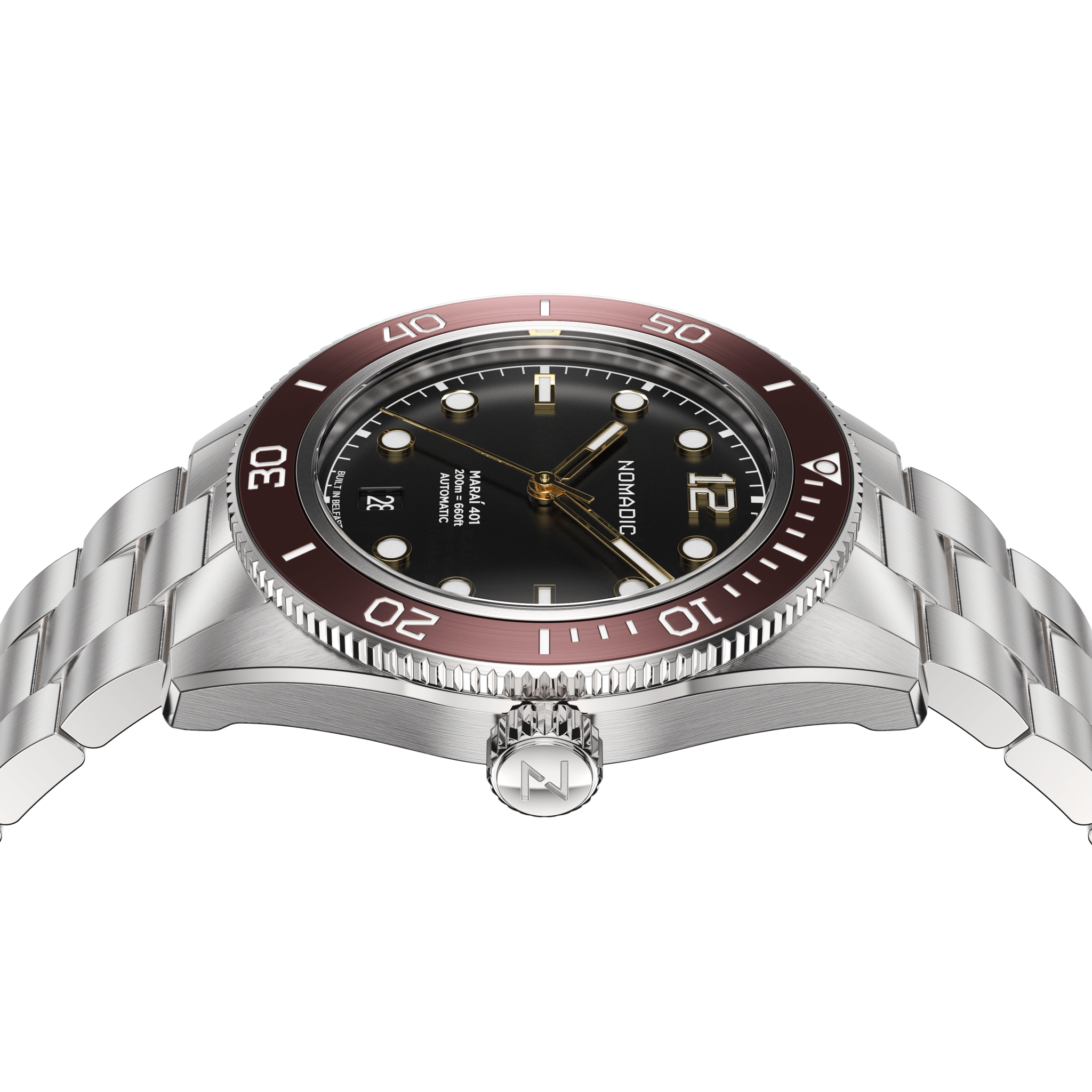 Crimson Dawn - Maraí 401 - 40mm Dive Watch (2026 Edition)
