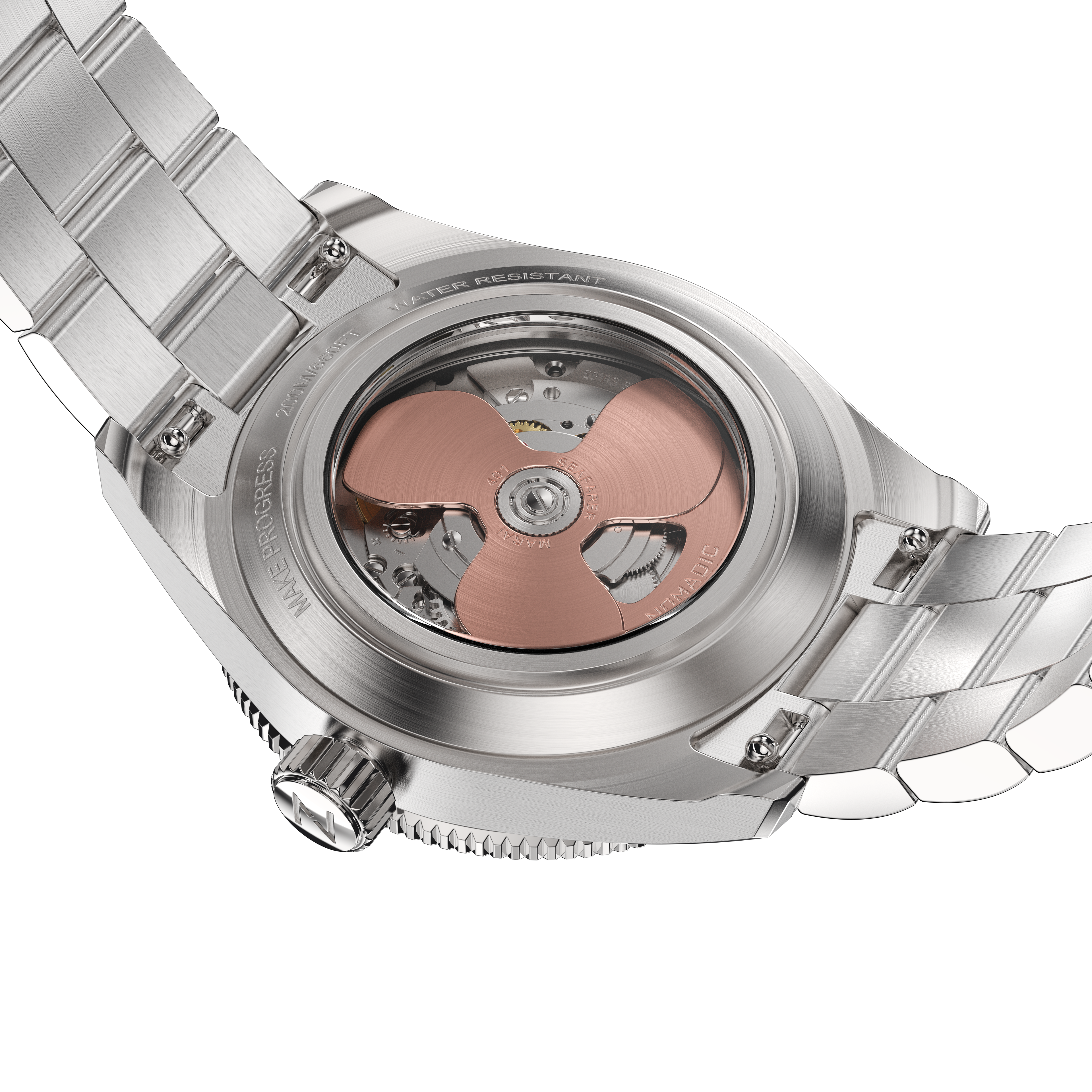 Navigator White - Maraí 401 Compact - 36mm Dive Watch (2026 Edition)