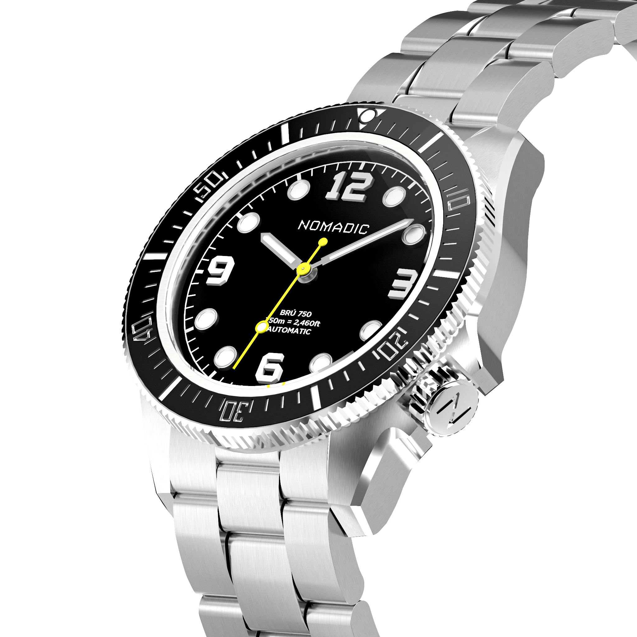 Brú 750 - 42mm Ti5 Deep Dive - Pitch Black