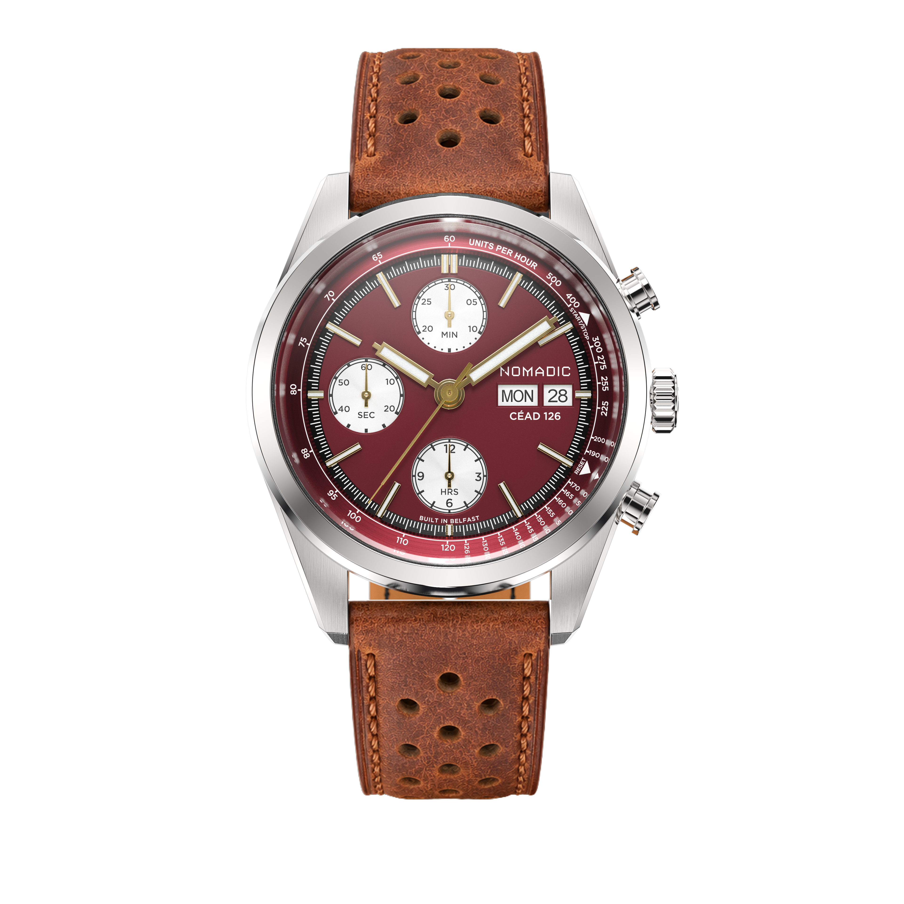 Céad 126 - Crimson Dawn - Chronograph