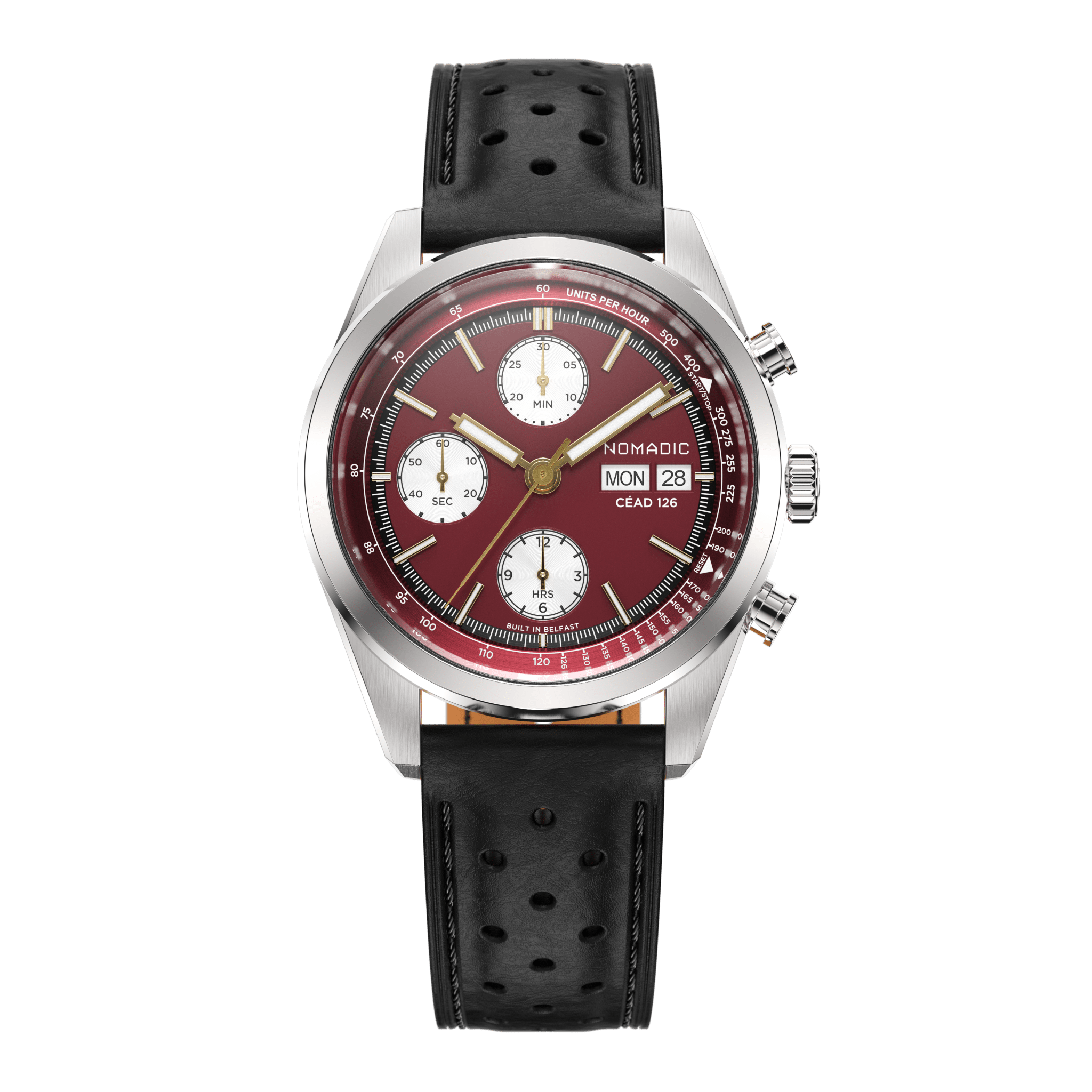Céad 126 - Crimson Dawn - Chronograph