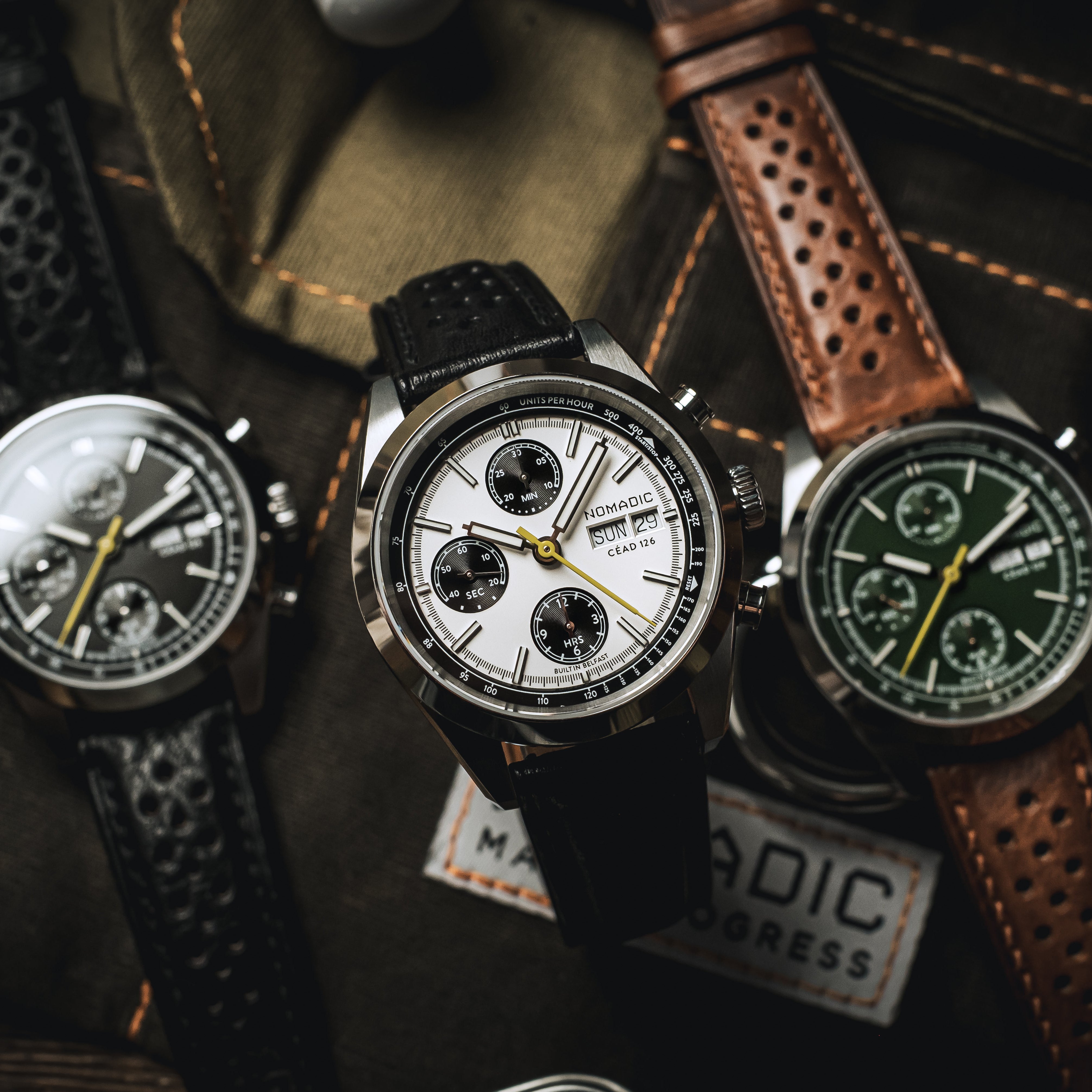 Céad 126 - Navigator White - Chronograph