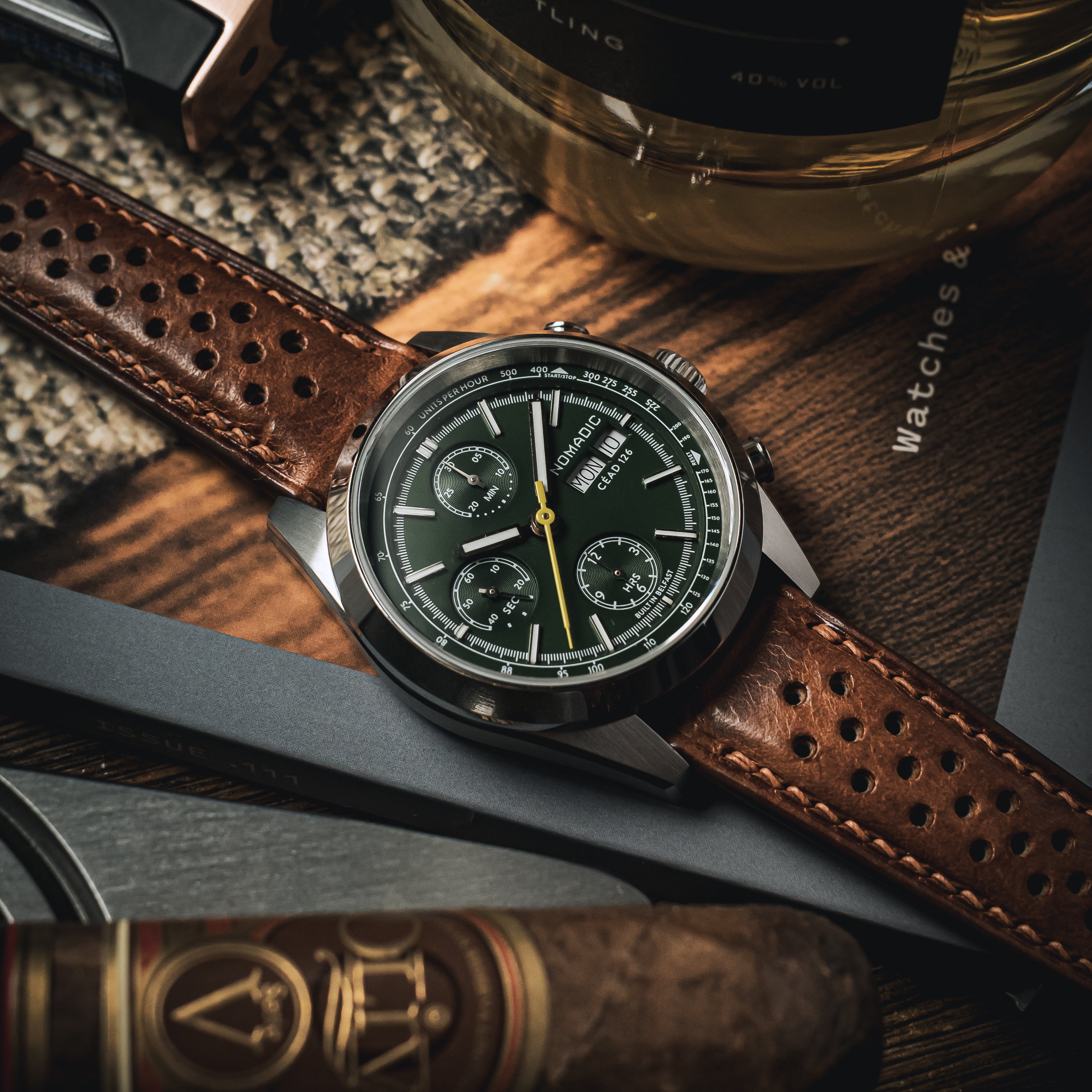 Céad 126 - Emerald Abyss - Chronograph