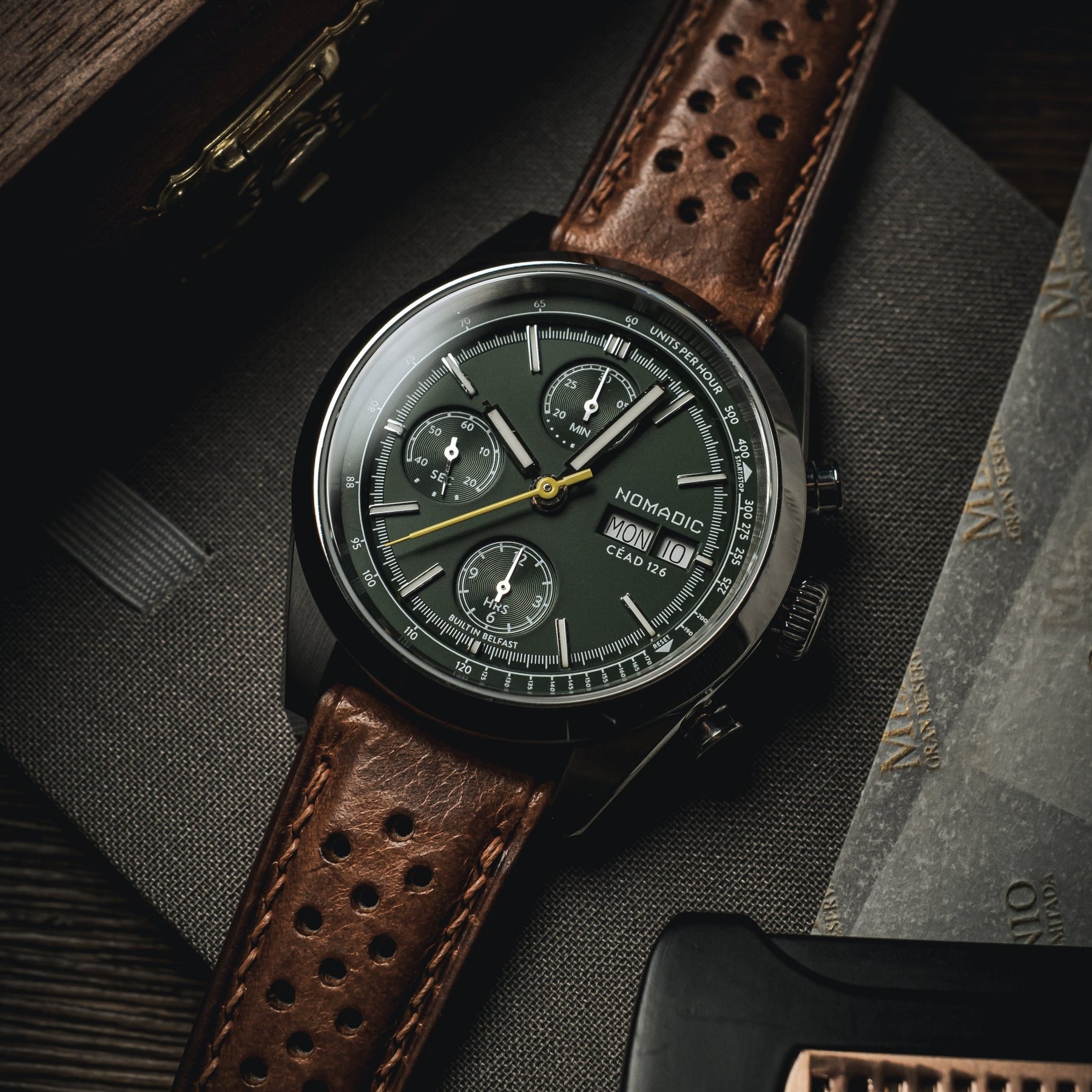 Céad 126 - Emerald Abyss - Chronograph