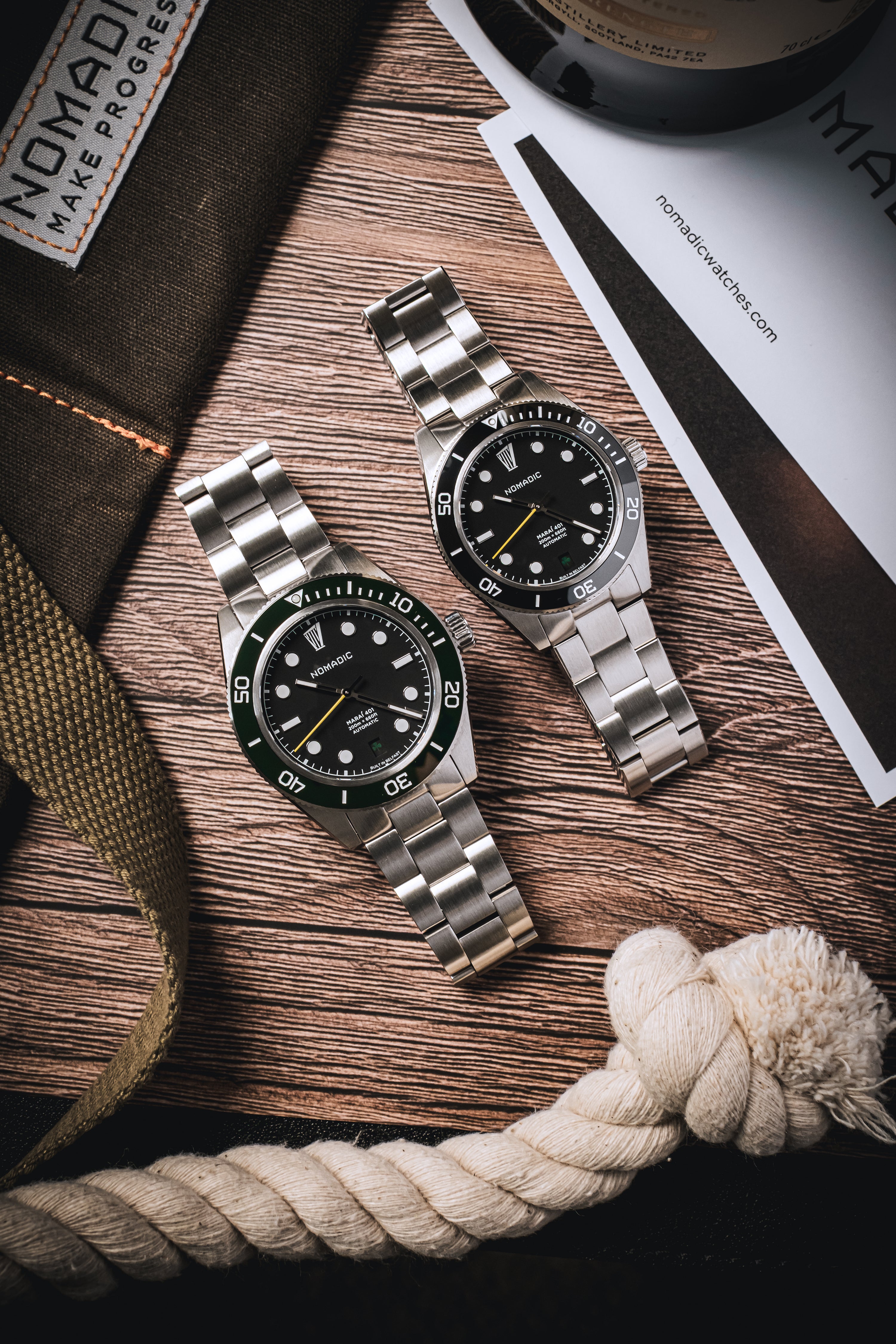 Maraí 401 (40mm) - The Black Shamrock Limited Edition - Dive Watch