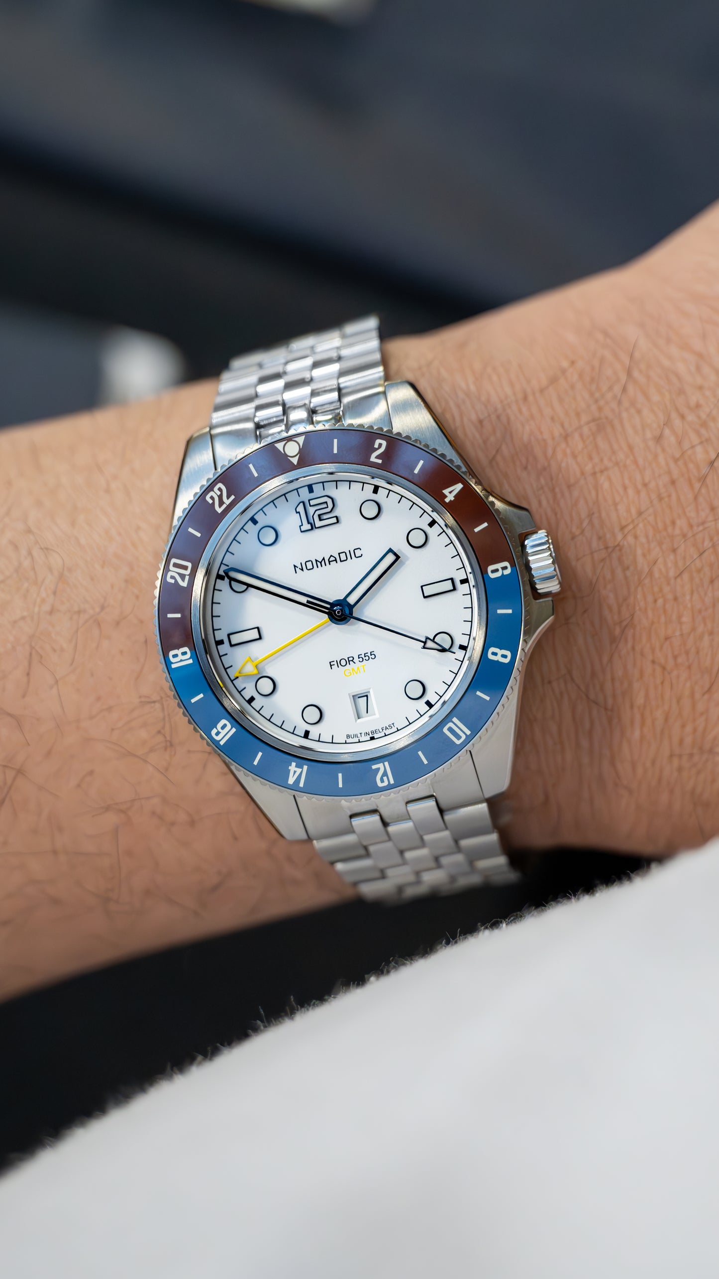 British & Irish Watchmakers' Day 2025 - Ltd Edtn (50pcs) - Fior 555 GMT Watch