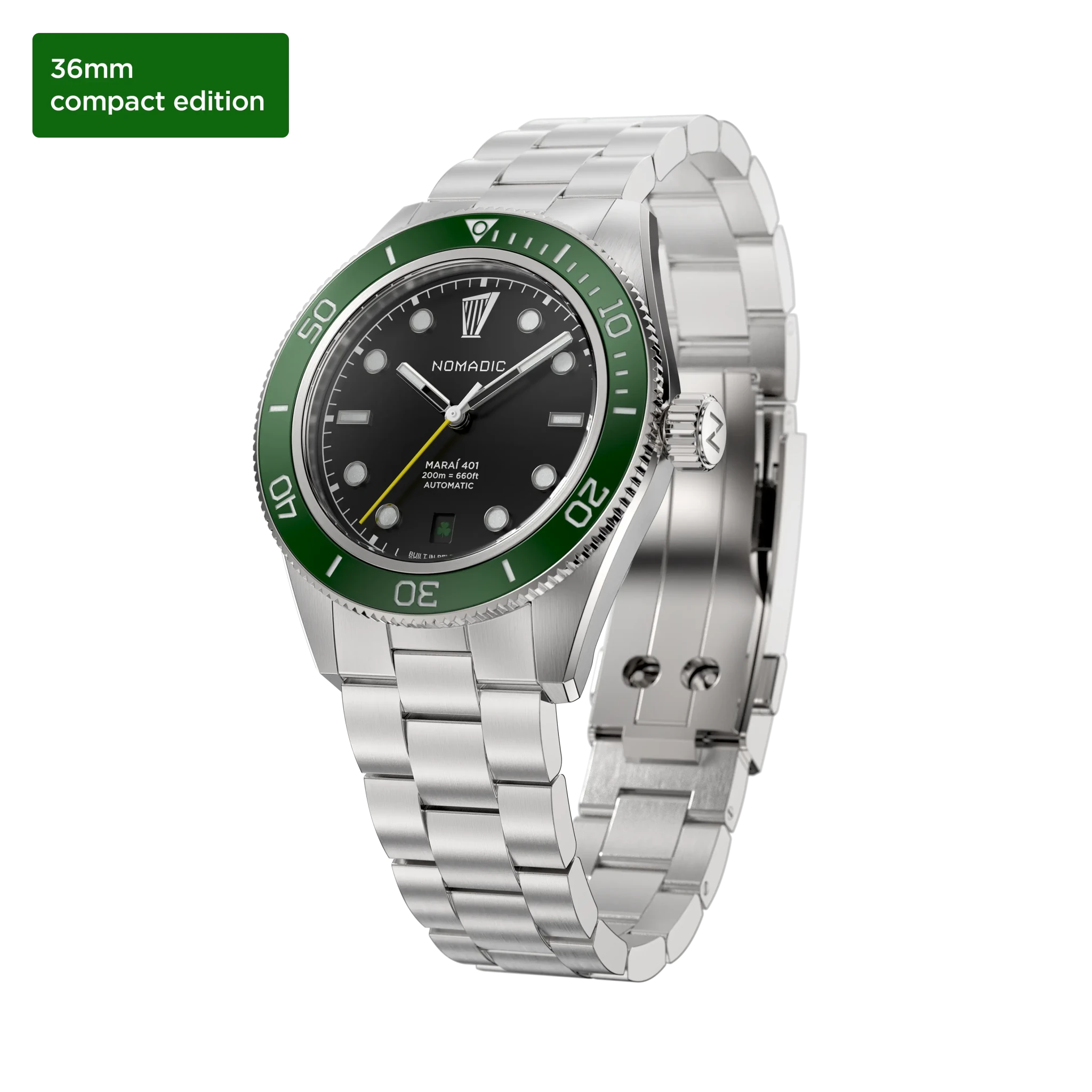(36mm) Maraí 401 Compact - Black Shamrock Limited Edition