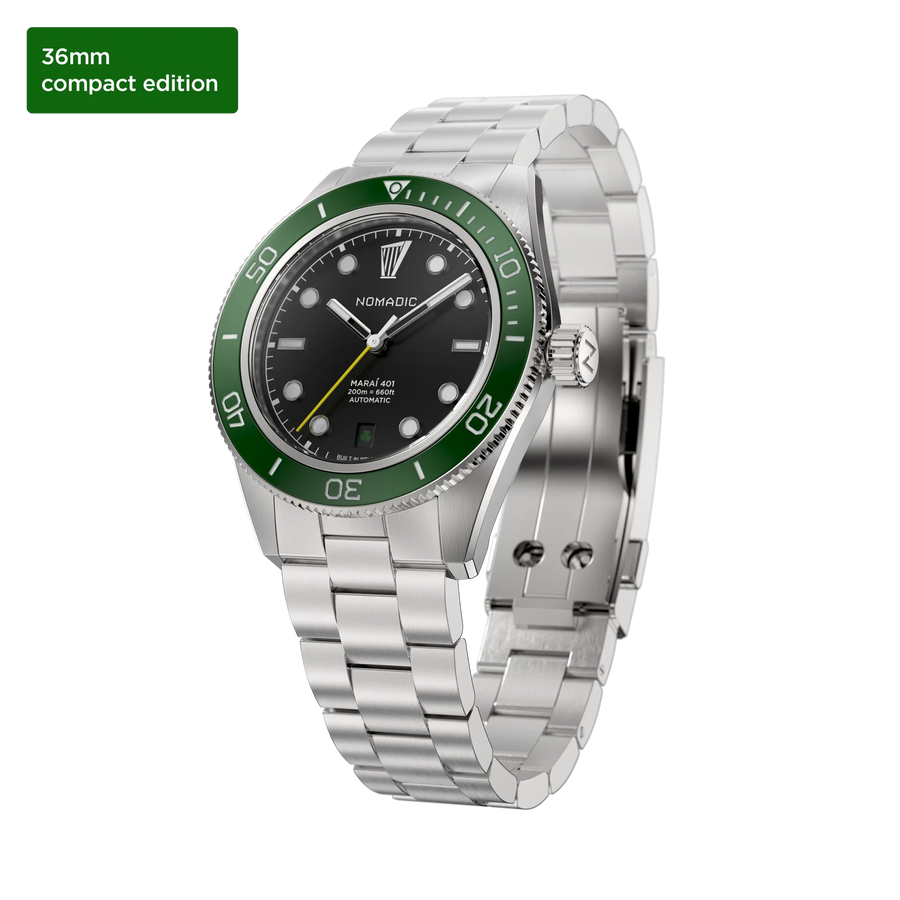(36mm) Maraí 401 Compact - Black Shamrock Limited Edition