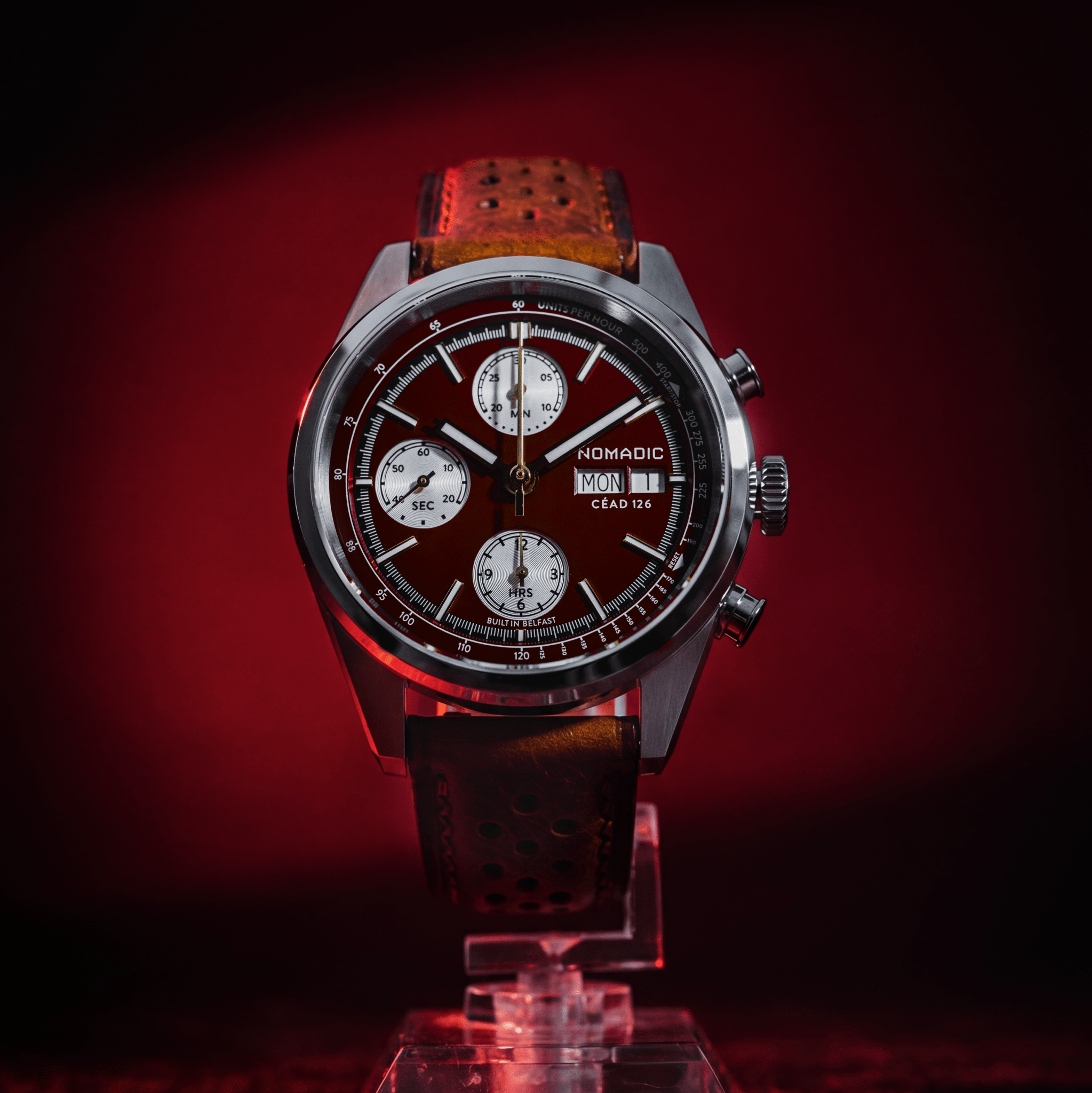 Céad 126 - Crimson Dawn - Chronograph