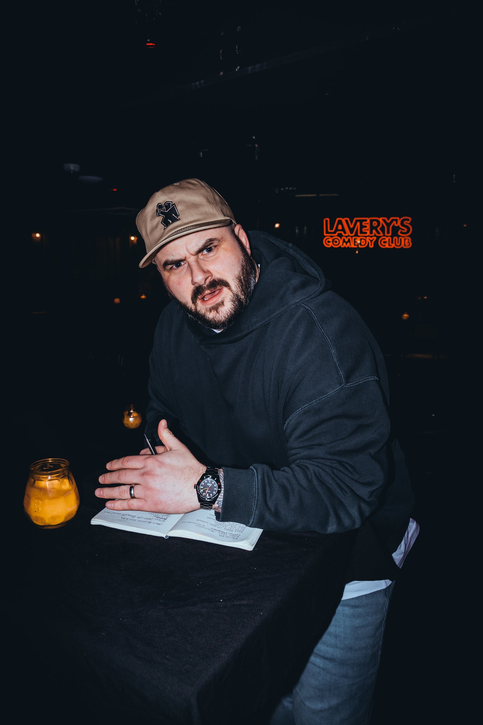 Colin Geddis wearing the Nomadic Marai limited edition watch