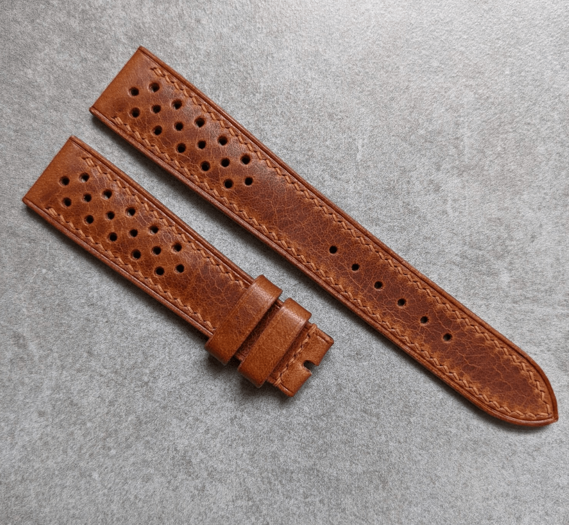Badalassi Wax Rally Strap - Tan Brown