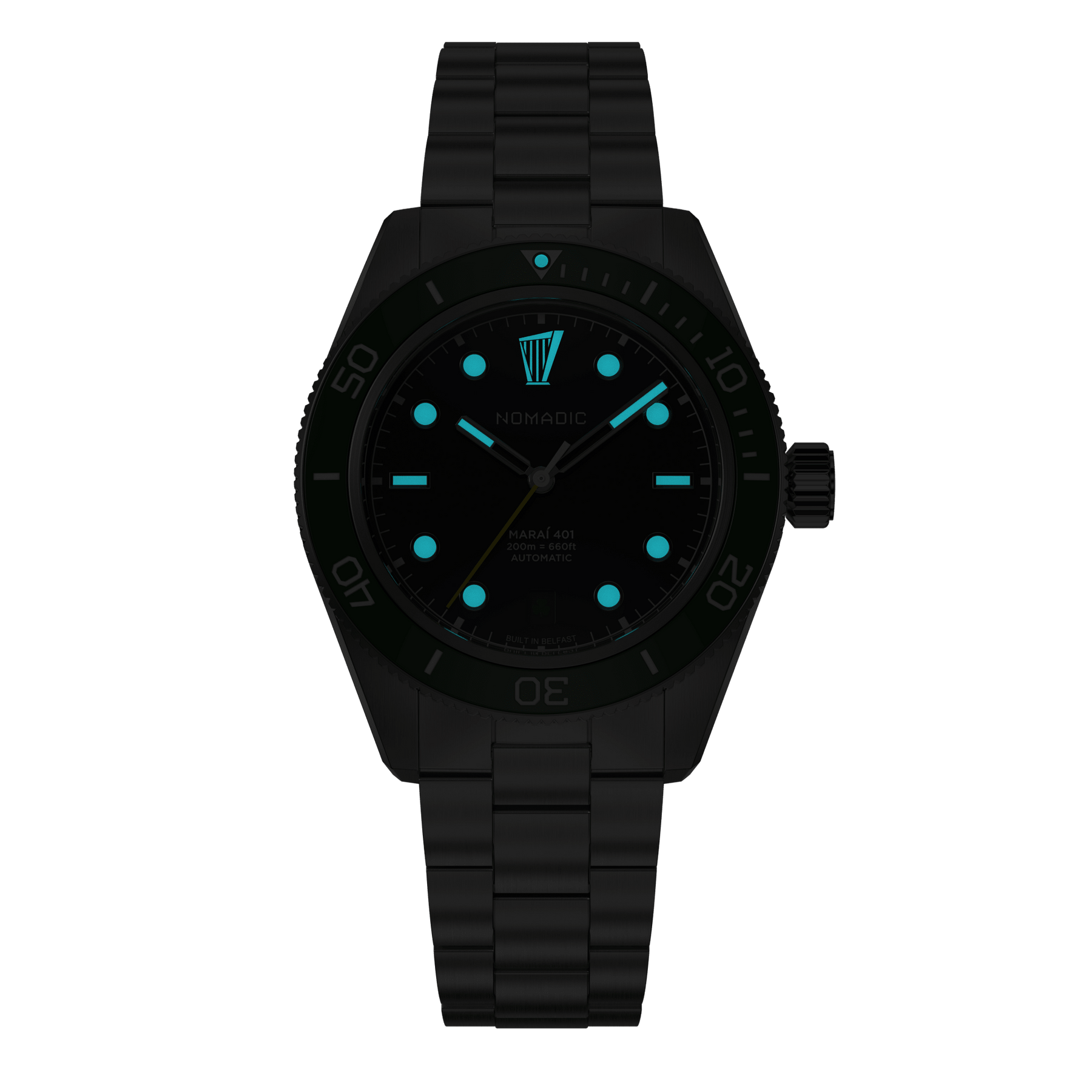 (40mm) Maraí 401 - Black Shamrock Limited Edition