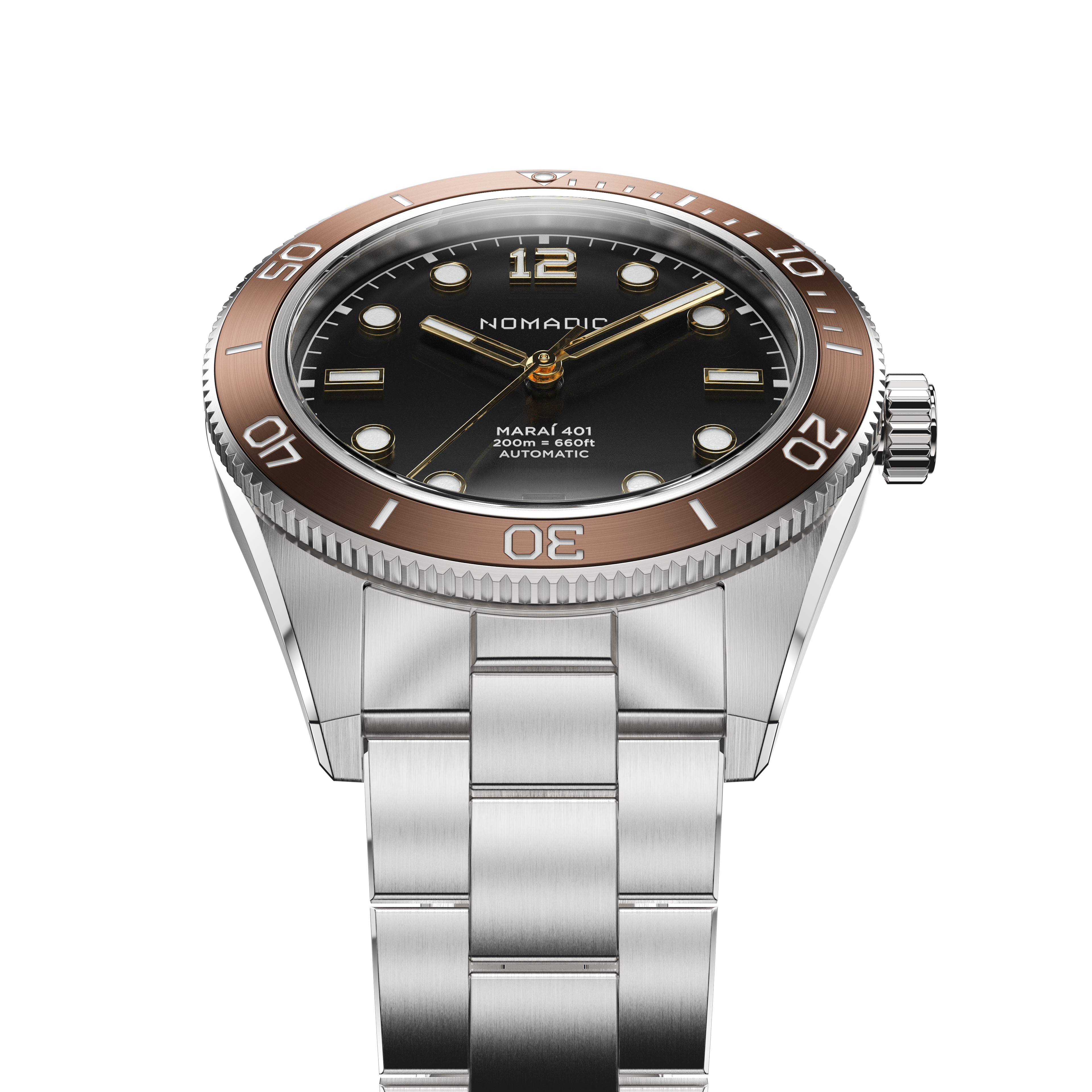 Crimson Dawn - Maraí 401 Compact - 36mm Dive Watch (2026 Edition)