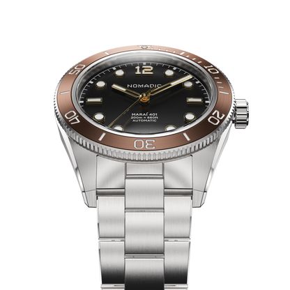 Crimson Dawn - Maraí 401 Compact - 36mm Dive Watch (2026 Edition)