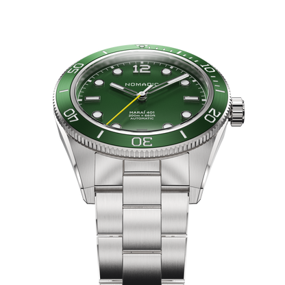 Emerald Abyss - Maraí 401 Compact - 36mm Dive Watch (2026 Edition)