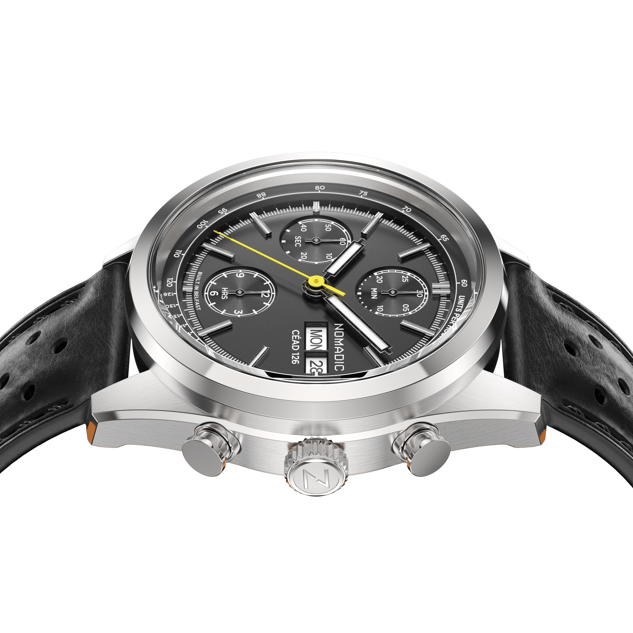 Céad 126 - Pitch Black - Chronograph