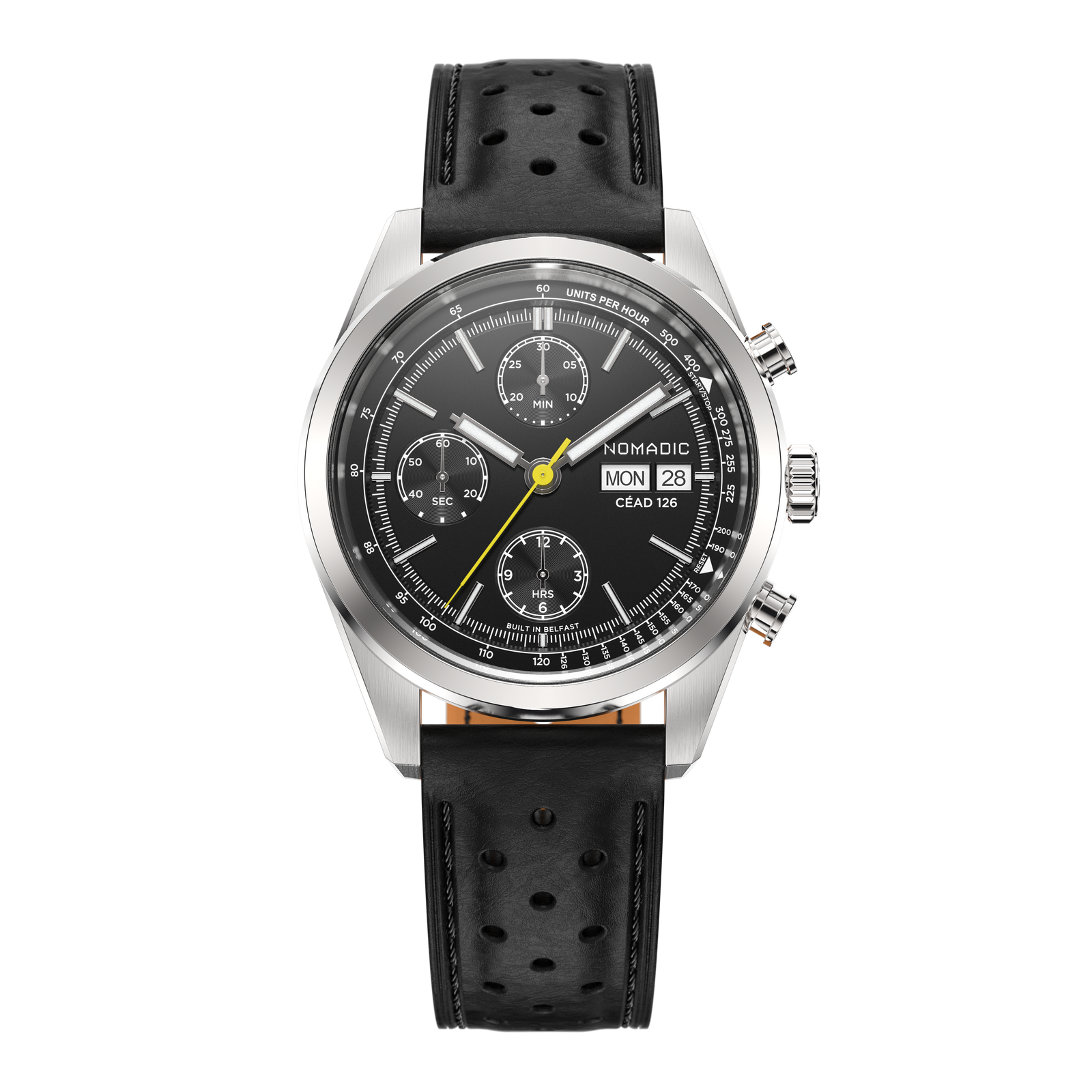 Céad 126 - Pitch Black - Chronograph