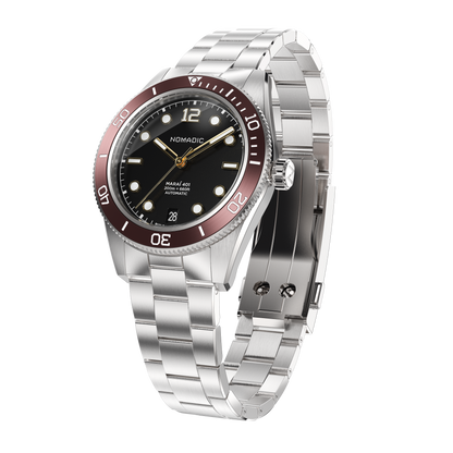 Crimson Dawn - Maraí 401 Compact - 36mm Dive Watch (2026 Edition)