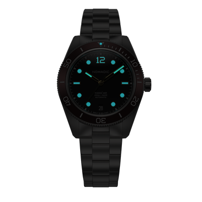 Crimson Dawn - Maraí 401 Compact - 36mm Dive Watch (2026 Edition)