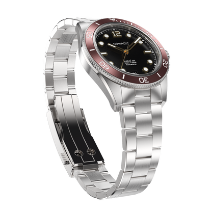 Crimson Dawn - Maraí 401 Compact - 36mm Dive Watch (2026 Edition)