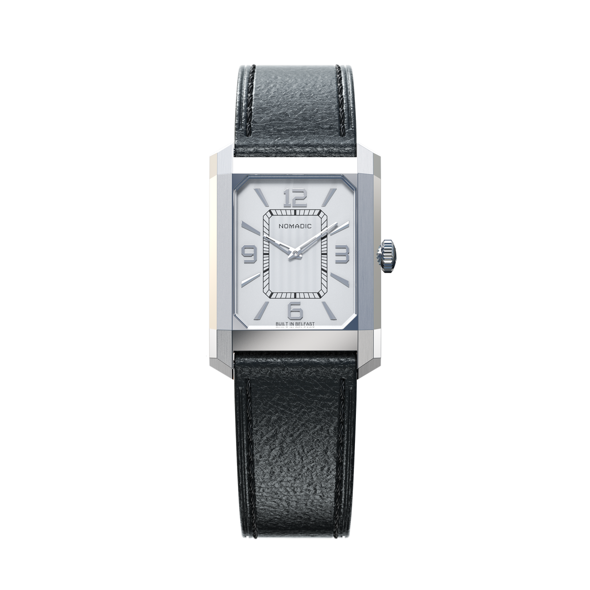 Dána 141 - Dress Watch — Moonlight White / Alran Goat Skin - Black