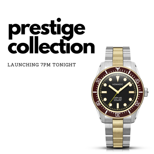 Crimson Dawn - Maraí 401 Prestige - 18K Gold Dive Watch