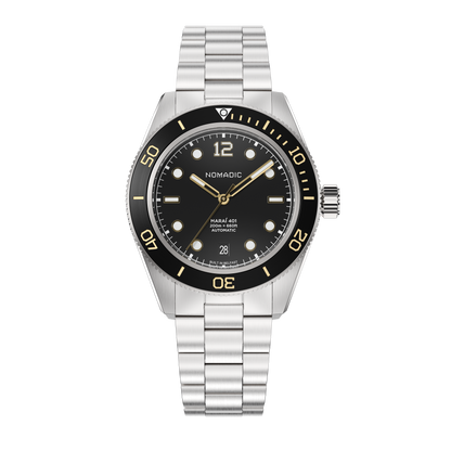 Classic Black and Gold - Maraí 401 - 40mm Dive Watch (2026 Edition)