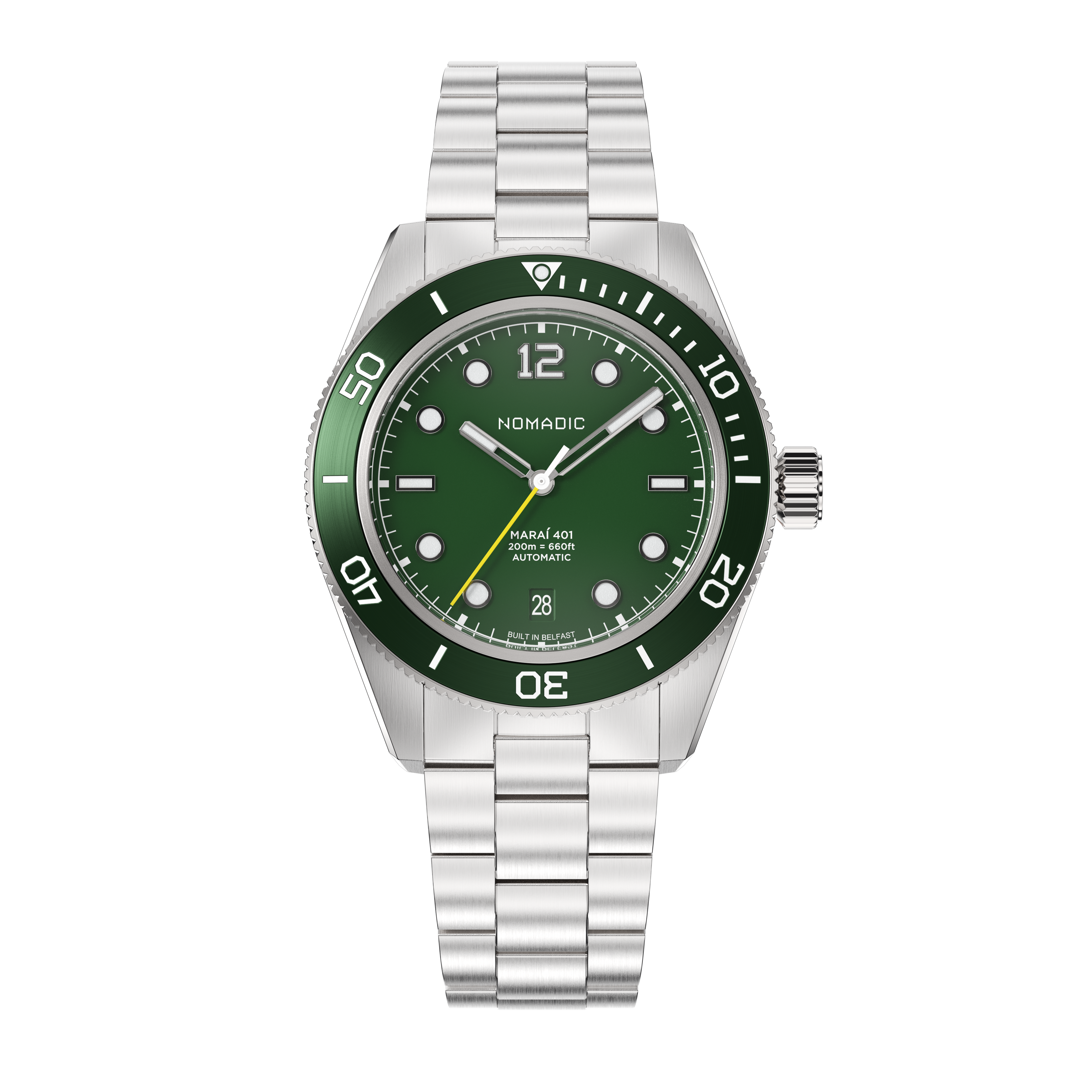 Emerald Abyss - Maraí 401 - 40mm Dive Watch (2026 Edition)