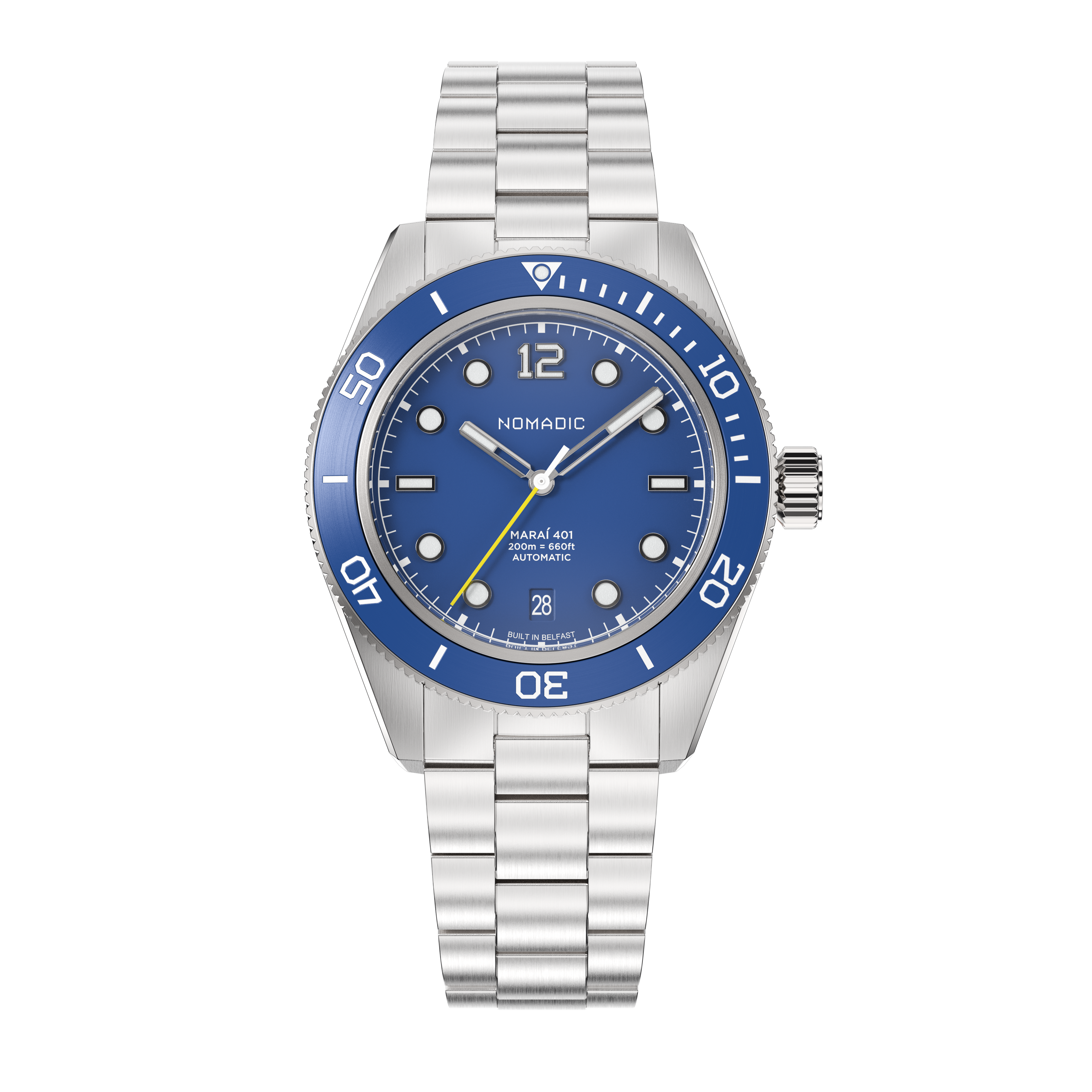 Deep Ocean Blue - Maraí 401 - 40mm Dive Watch (2026 Edition)