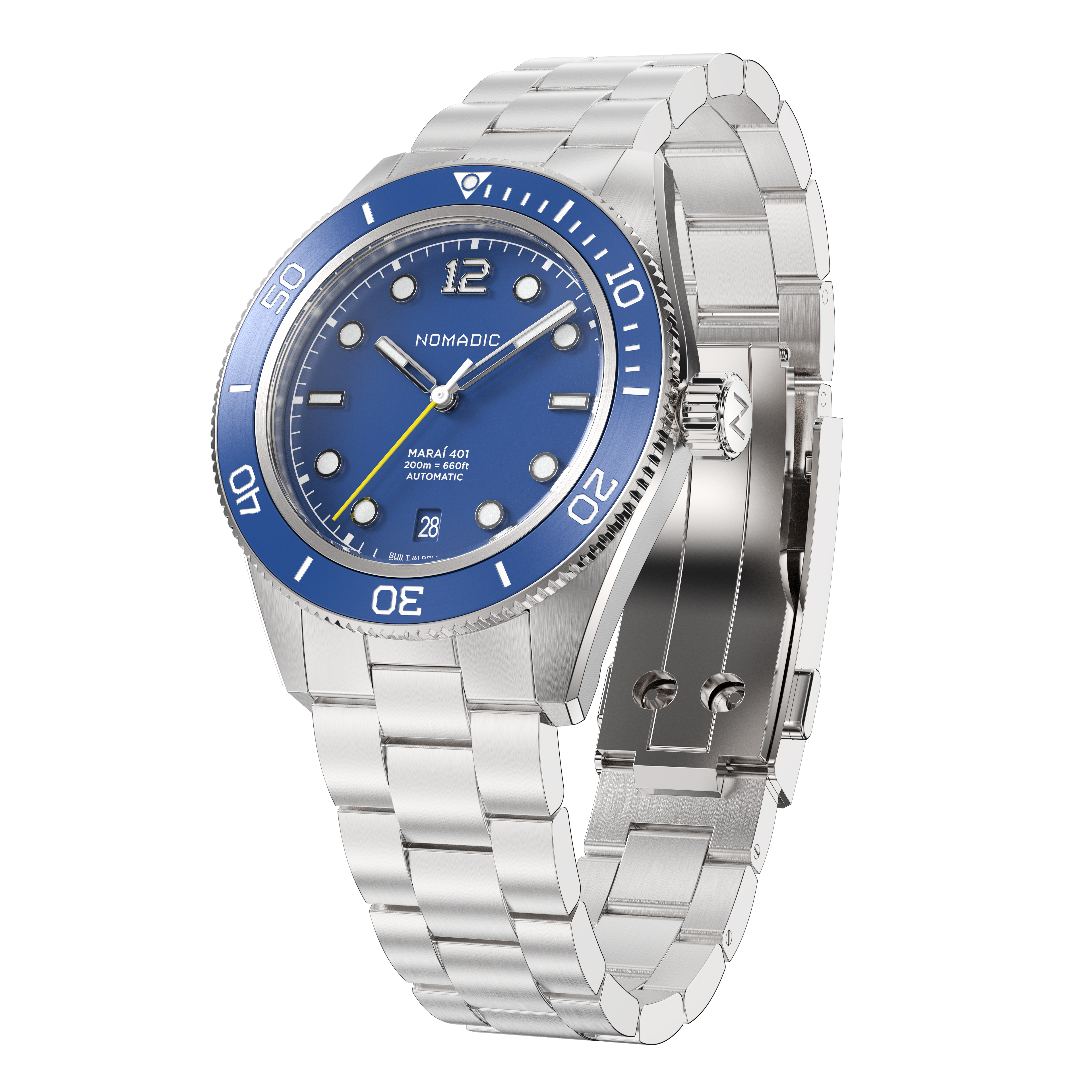 Deep Ocean Blue - Maraí 401 - 40mm Dive Watch (2026 Edition)