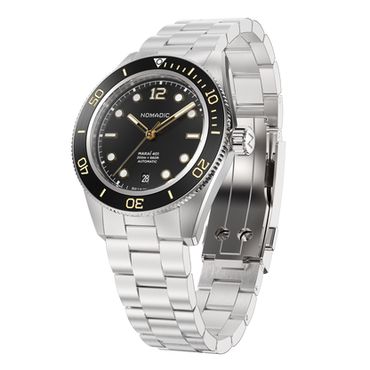 Classic Black and Gold - Maraí 401 - 40mm Dive Watch (2026 Edition)