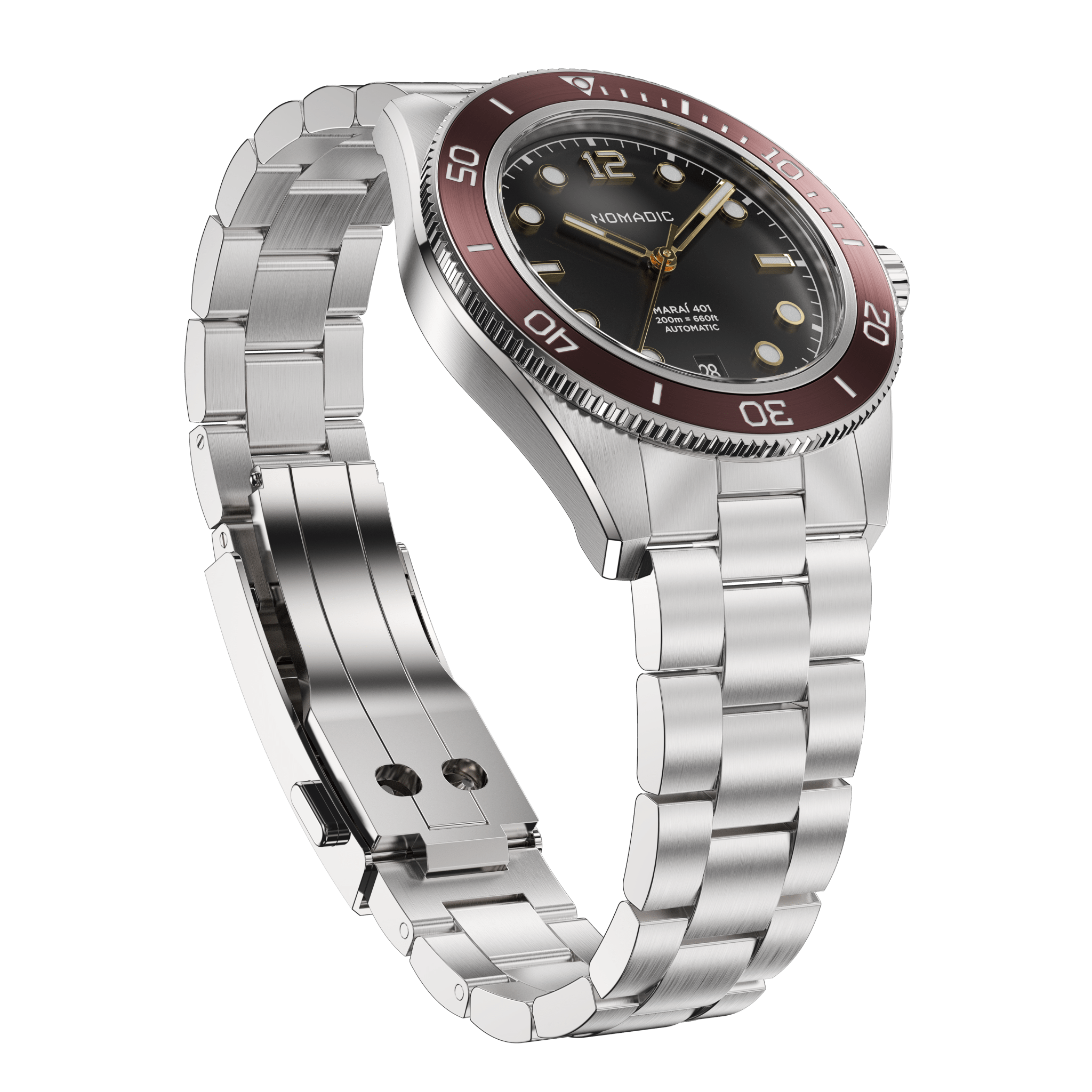 Crimson Dawn - Maraí 401 - 40mm Dive Watch (2026 Edition)