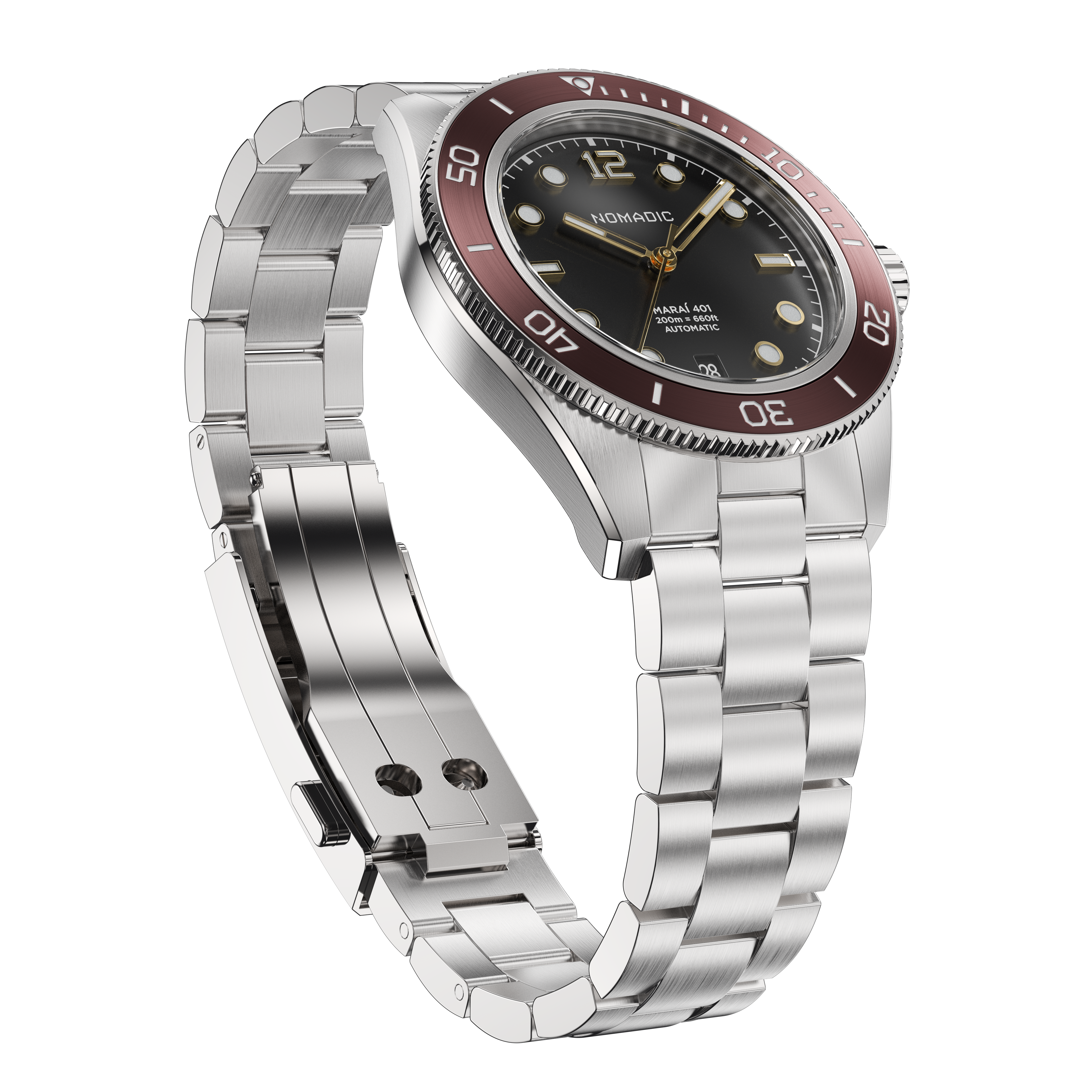 Crimson Dawn - Maraí 401 - 40mm Dive Watch (2026 Edition)