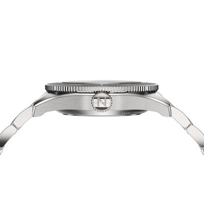 Navigator White - Maraí 401 Compact - 36mm Dive Watch (2026 Edition)