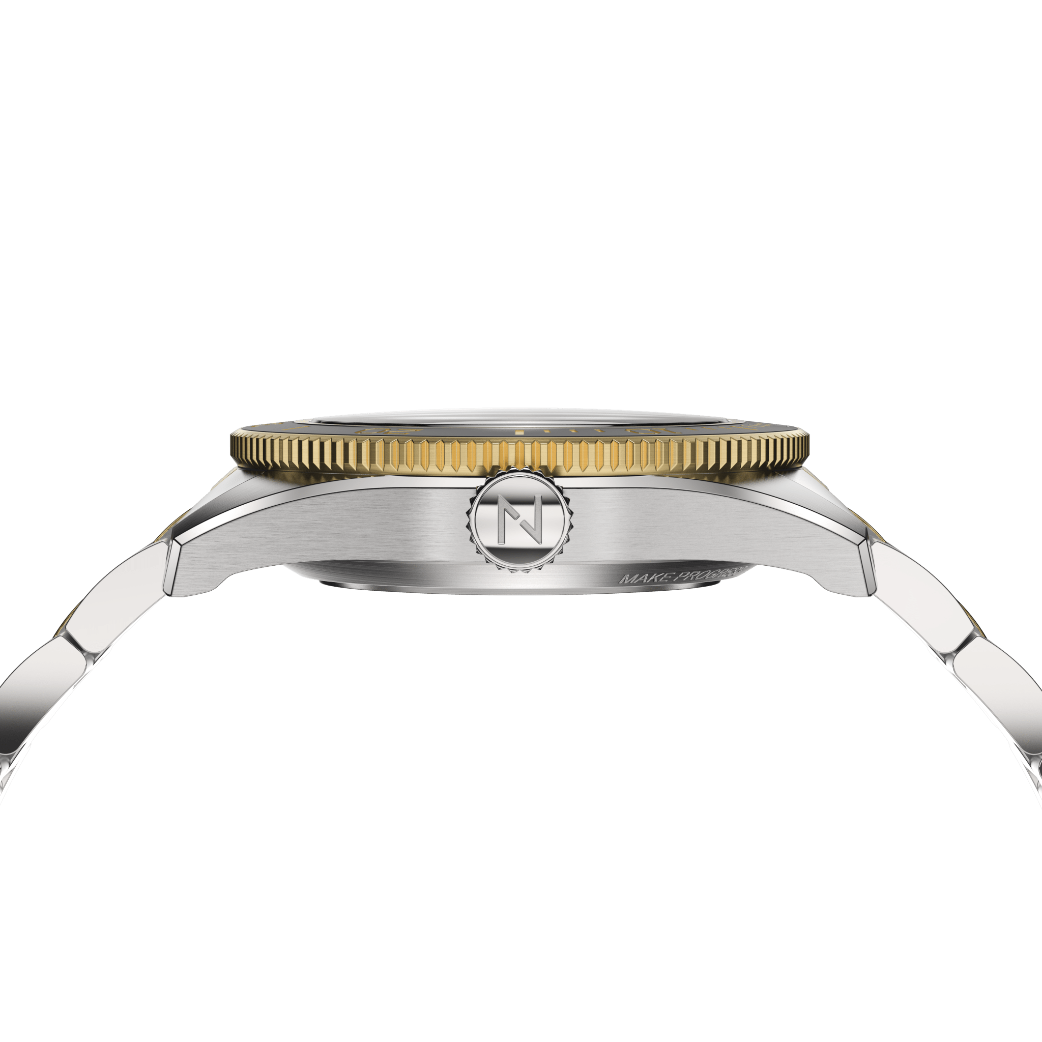 Classic Black and Gold - Maraí 401 Prestige - 40mm 18K Gold Dive Watch (2026 Edition)