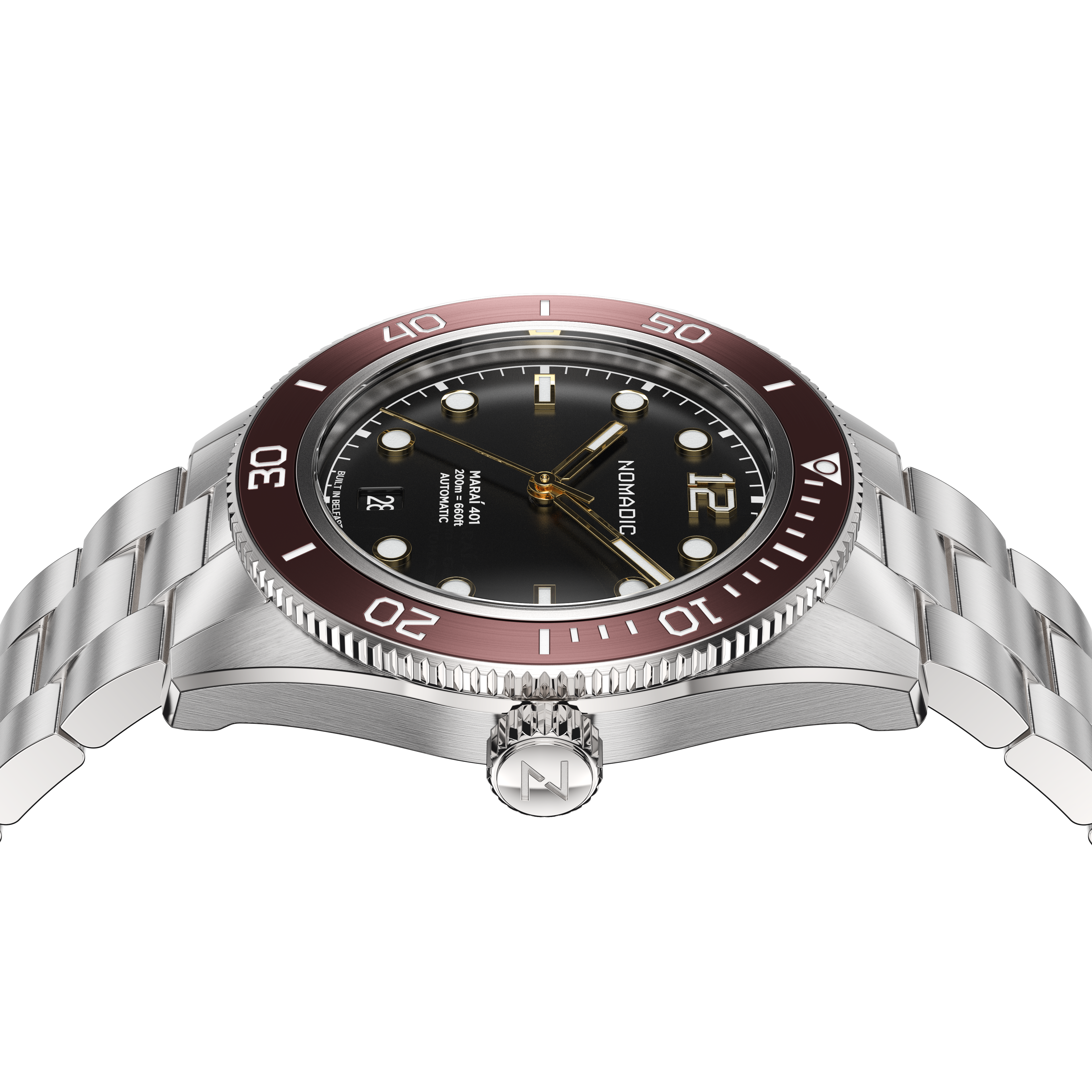 Crimson Dawn - Maraí 401 - 40mm Dive Watch (2026 Edition)