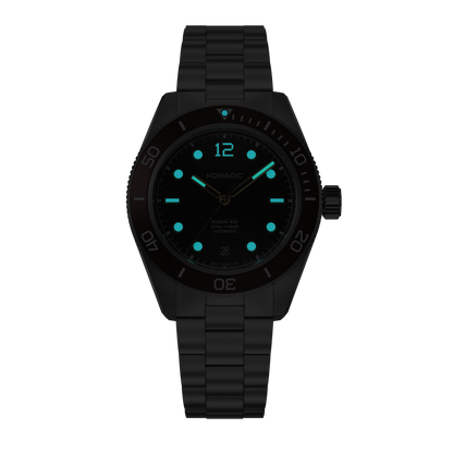 Classic Black and Gold - Maraí 401 Compact - 36mm Dive Watch (2026 Edition)