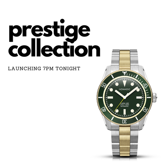 Emerald Abyss - Maraí 401 Prestige - 18K Gold Dive Watch