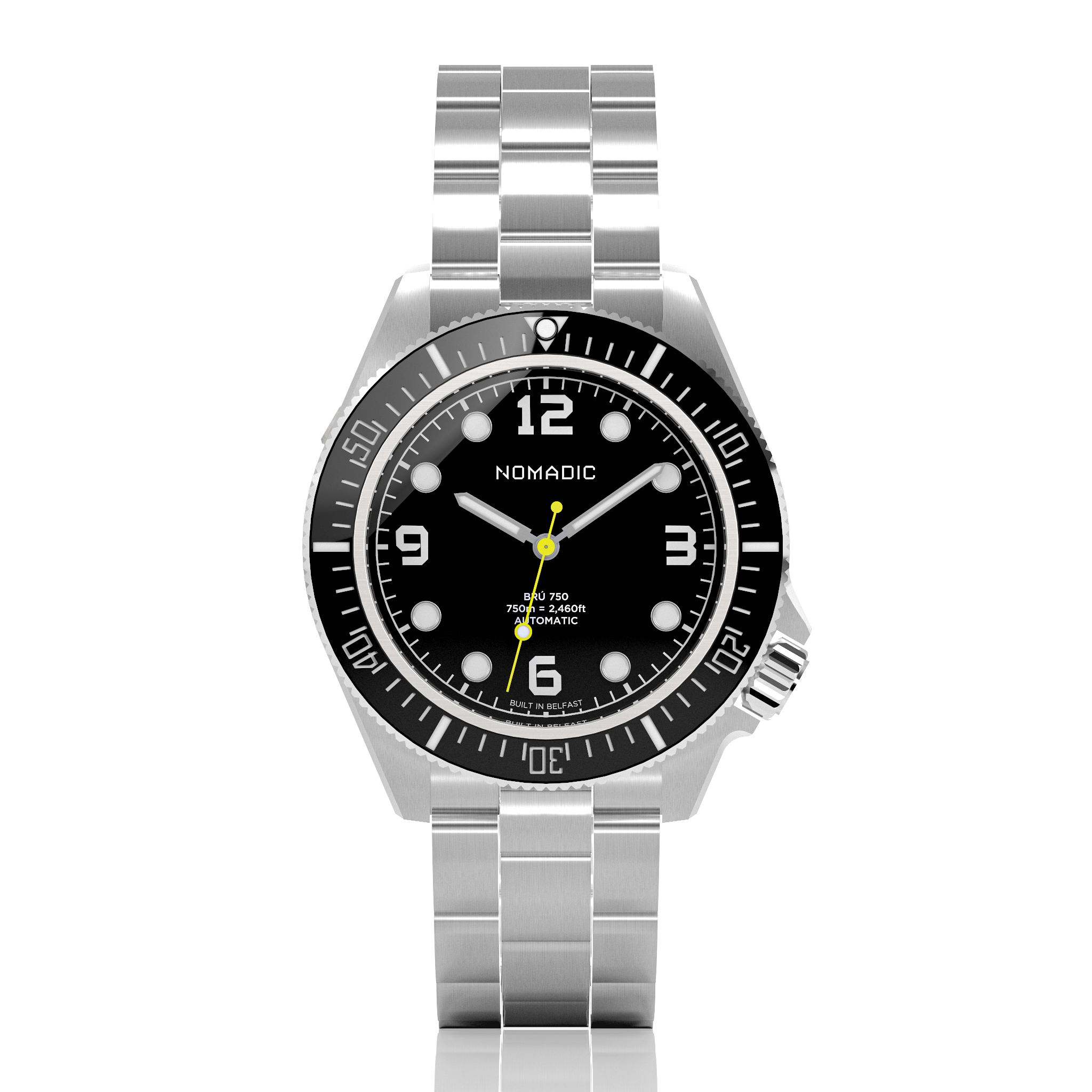 Brú 750 - 42mm Ti5 Deep Dive - Pitch Black