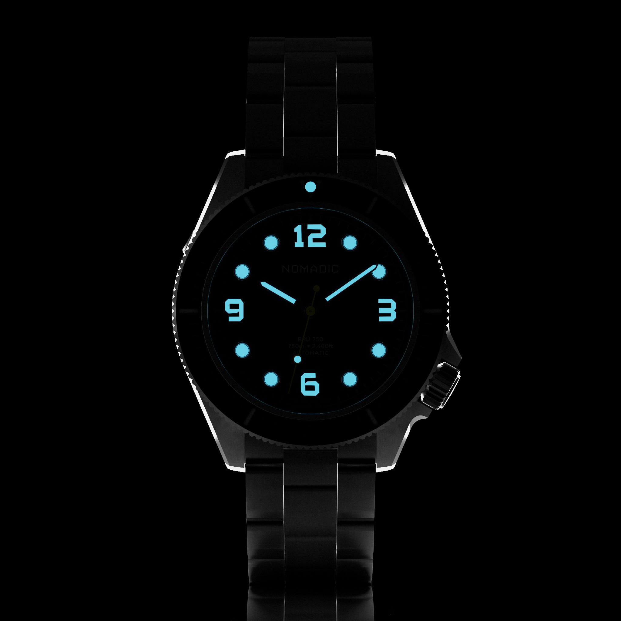 Brú 750 - 42mm Ti5 Deep Dive - Deep Ocean Blue