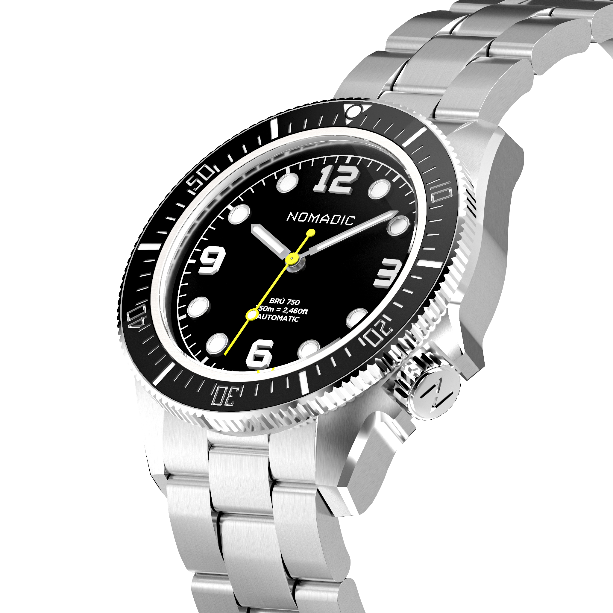 Brú 750 - 42mm Ti5 Deep Dive - Pitch Black