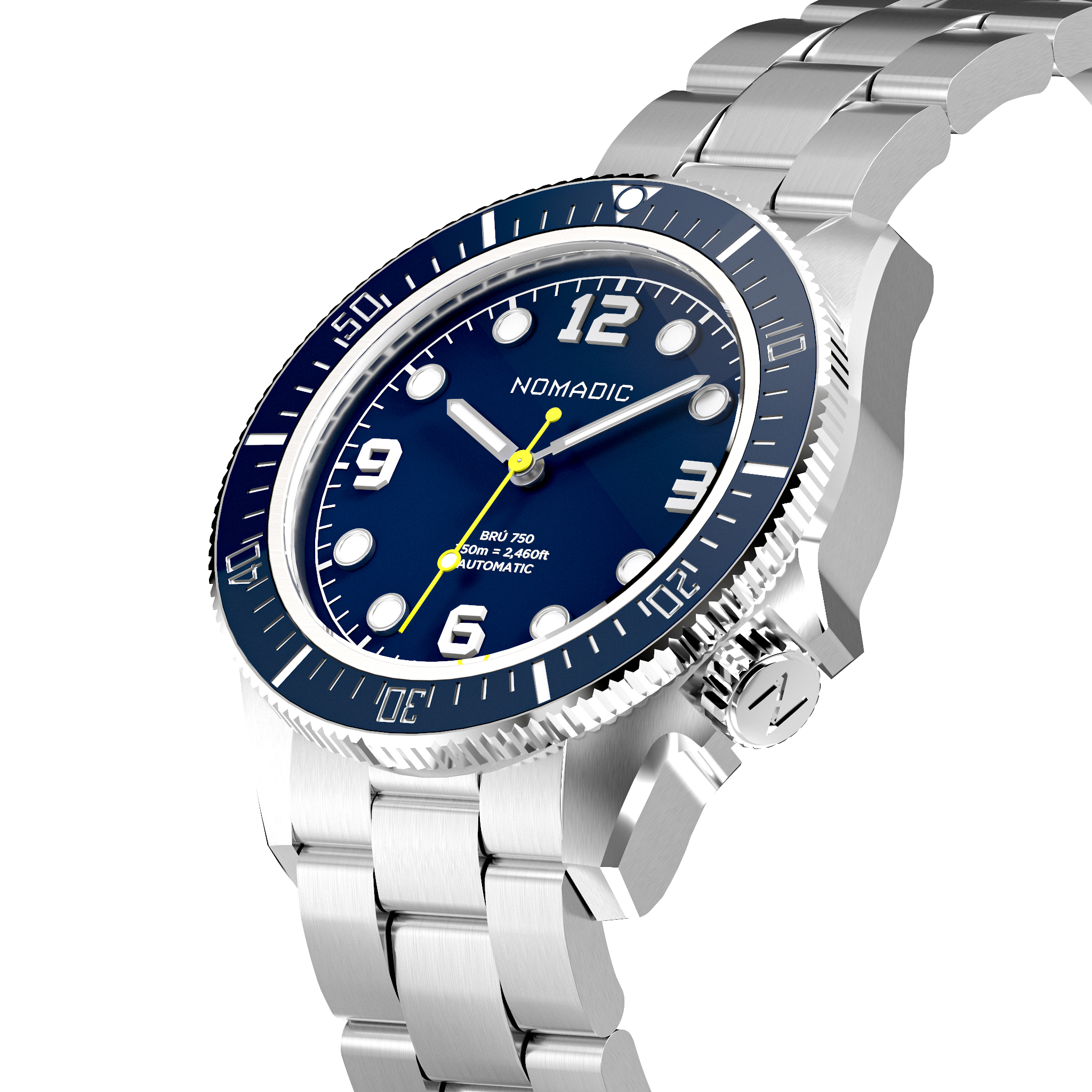 Brú 750 - 42mm Ti5 Deep Dive - Deep Ocean Blue