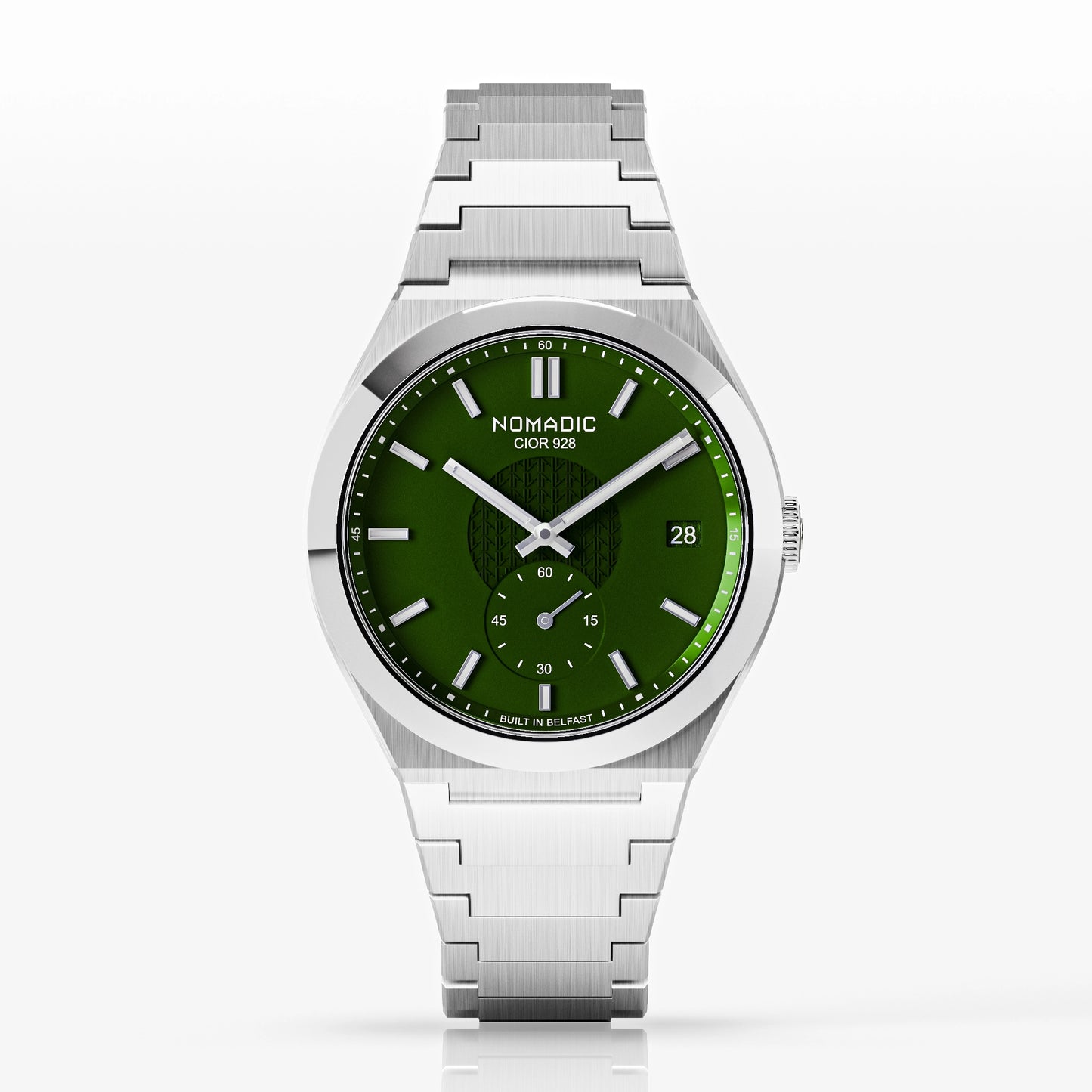 Cíor 928 - Luxury Sports Watch (36mm) - Emerald Abyss