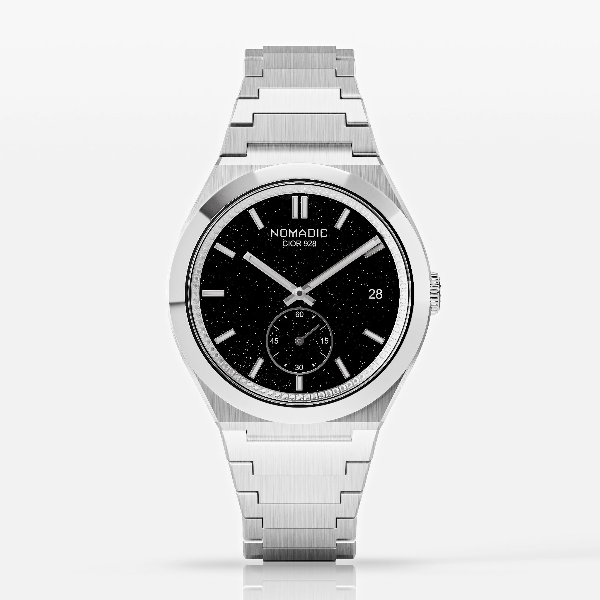 Cíor 928 - Luxury Sports Watch (36mm) - Starry Night with Diamonds